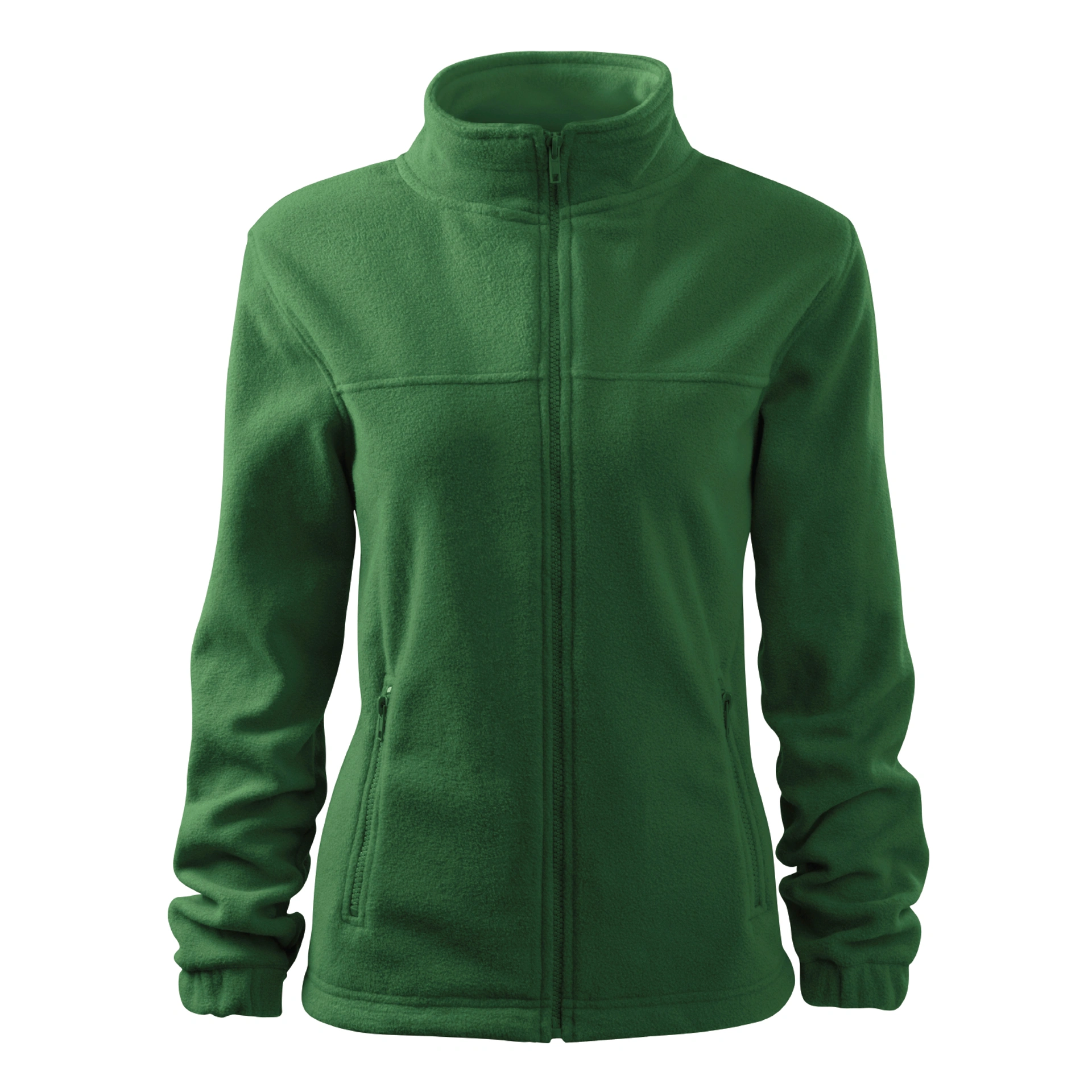 Реглан флісовий на блискавці Jacket 280 woman - bottle green / 2XL