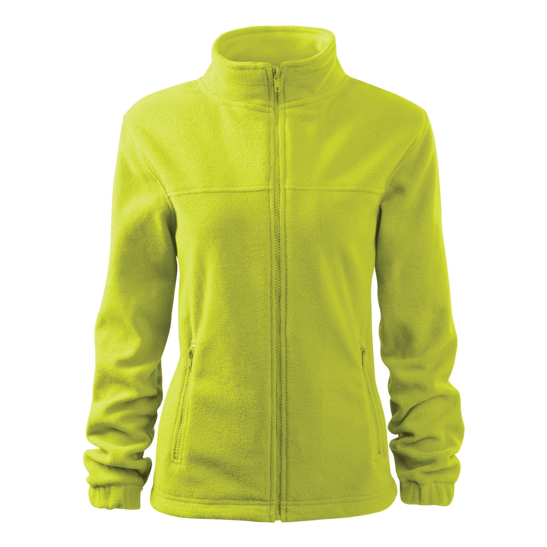 Реглан флісовий на блискавці Jacket 280 woman - lime punch / 2XL