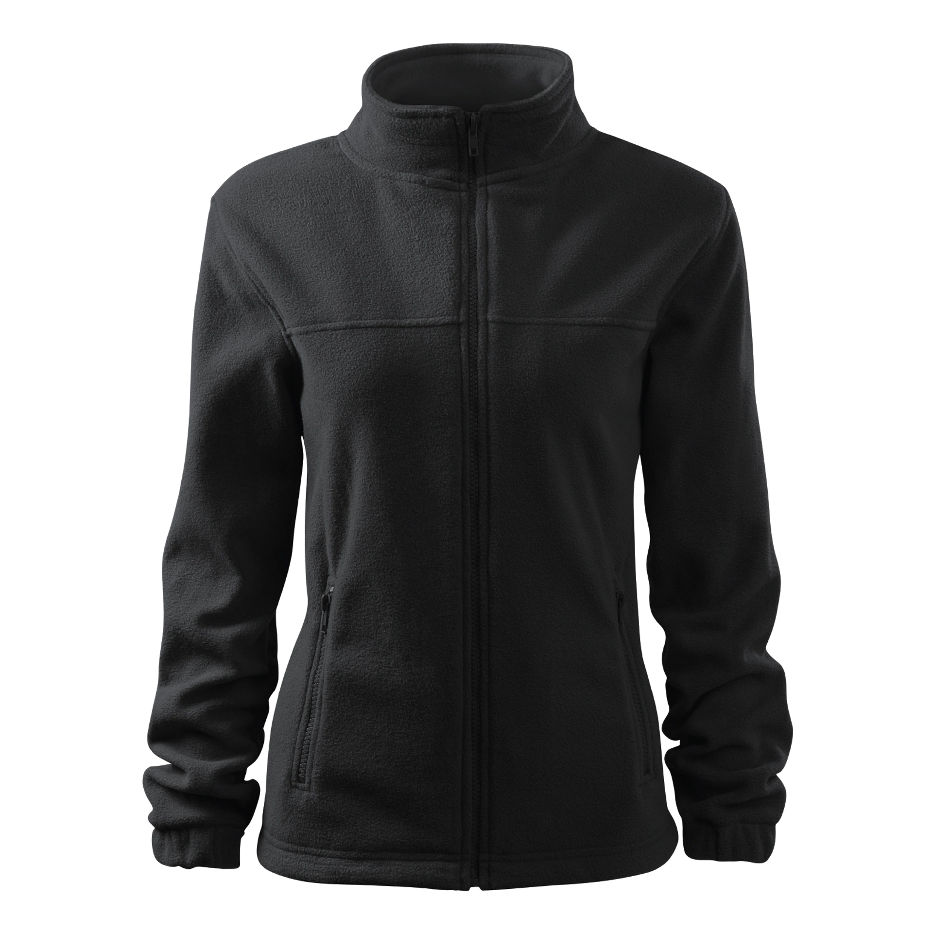 Реглан флісовий на блискавці Jacket 280 woman - ebony gray / 2XL