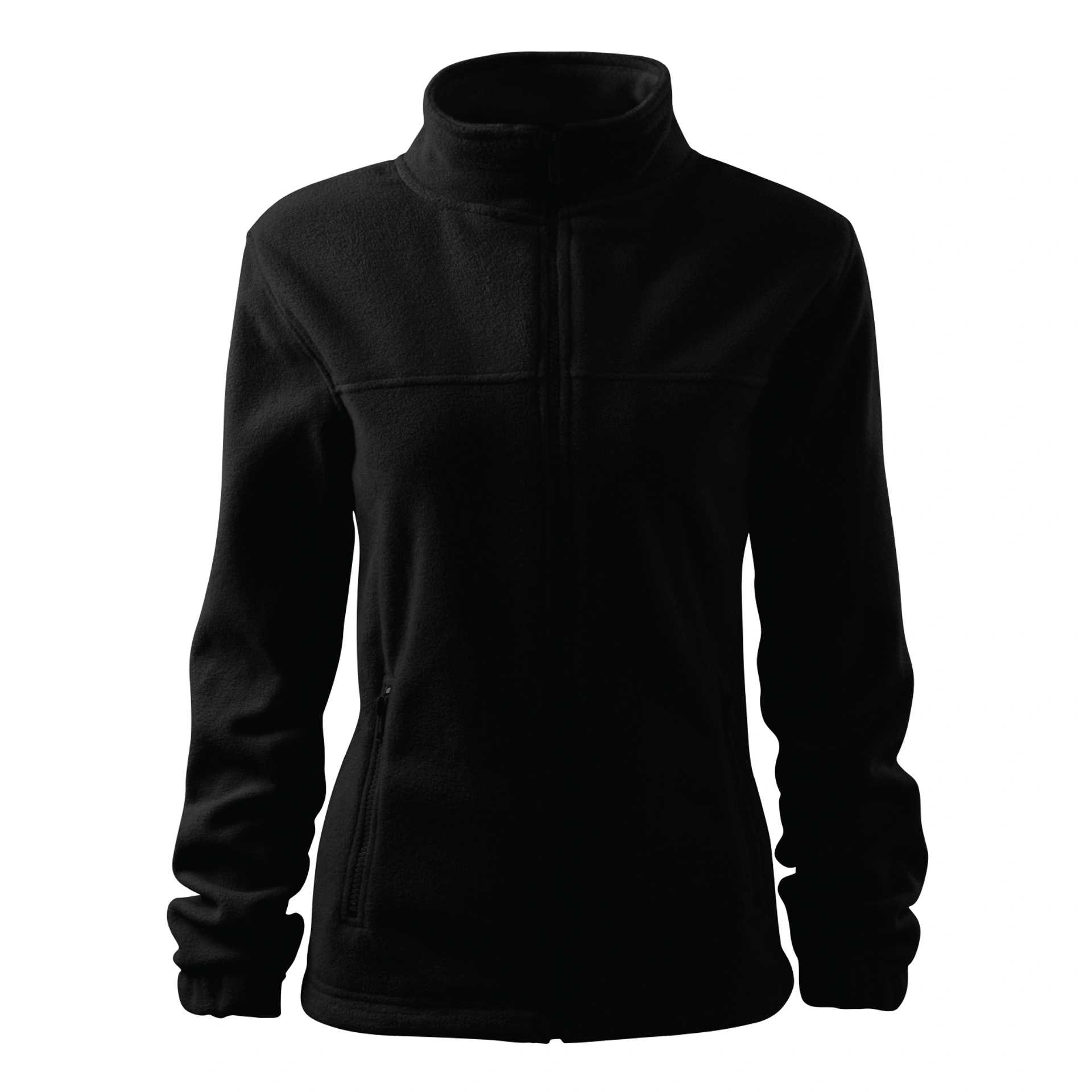 Реглан флісовий на блискавці Jacket 280 woman - black / 2XL