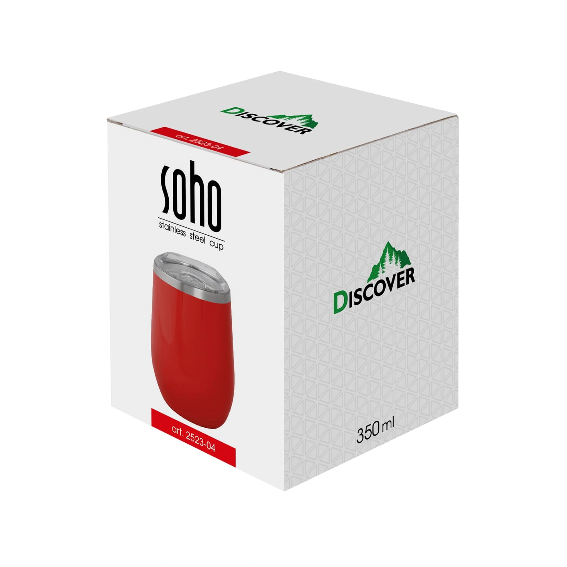 Термочашка Soho 2, TM Discover - червоний