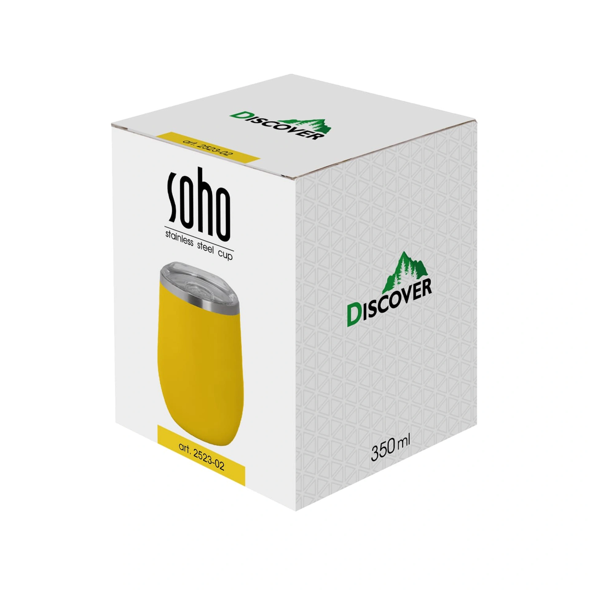 Термочашка Soho 2, TM Discover - жовтий