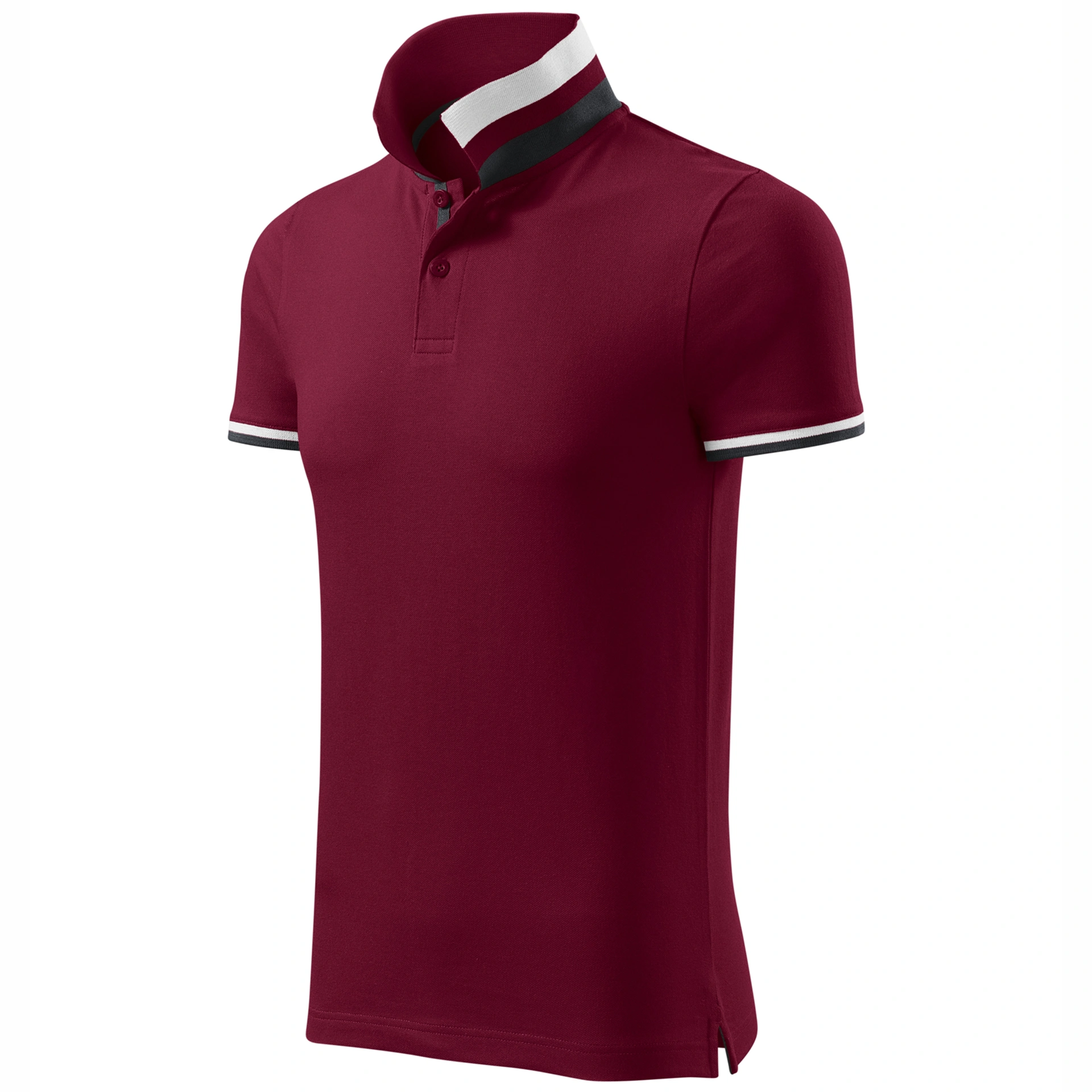 Поло Collar Up 215, TM Malfini - garnet / 2XL