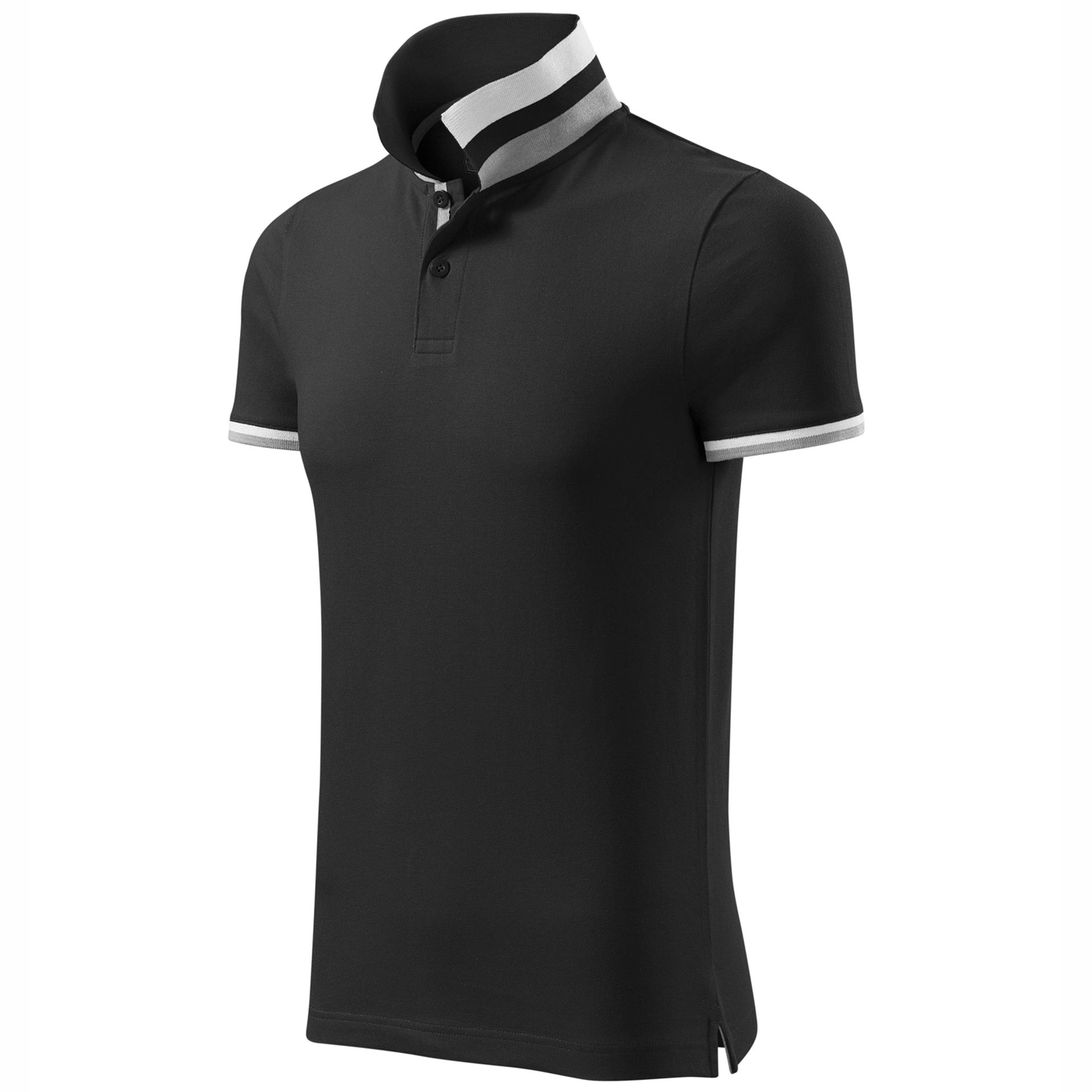 Поло Collar Up 215, TM Malfini - black / 2XL