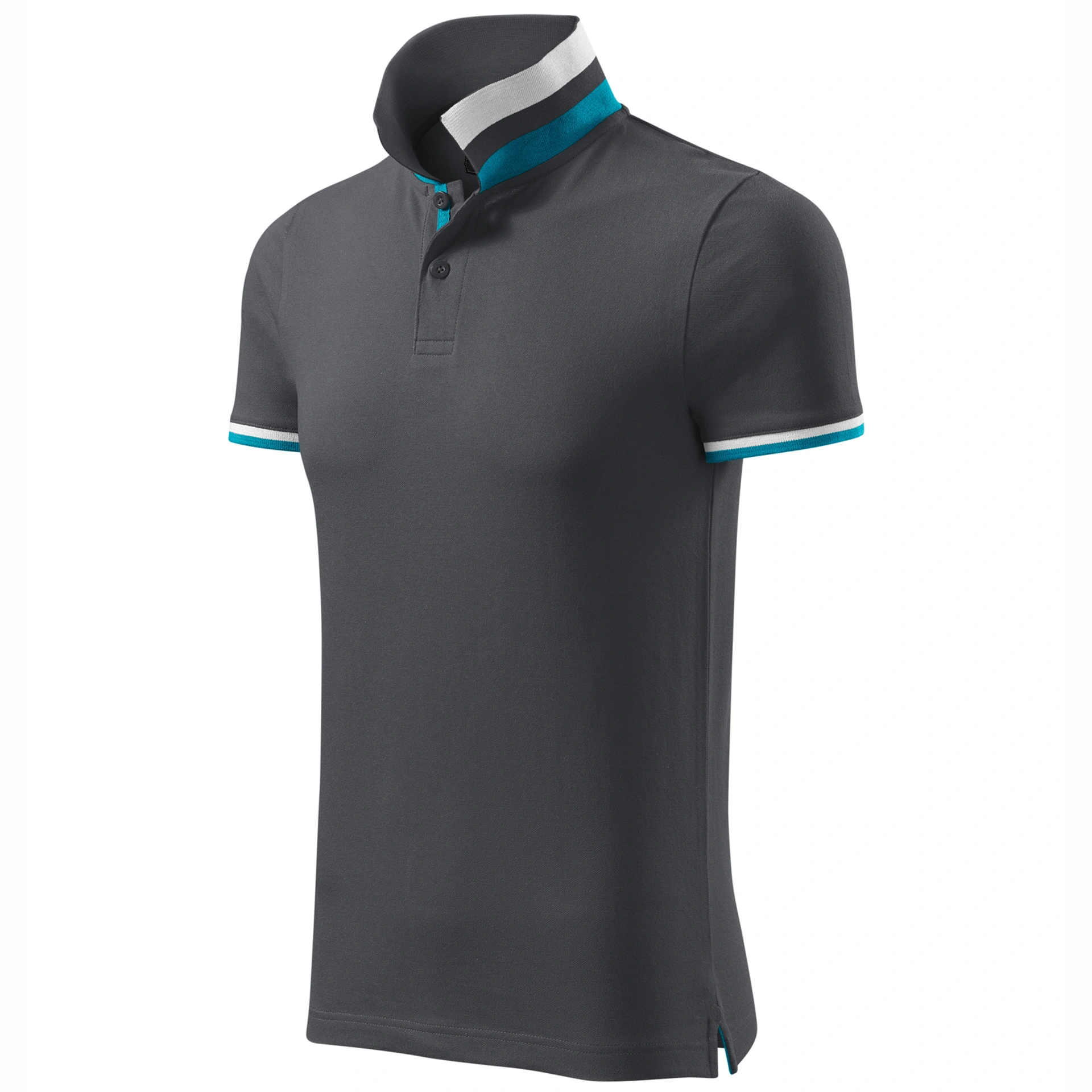 Поло Collar Up 215, TM Malfini - light anthracite / 2XL