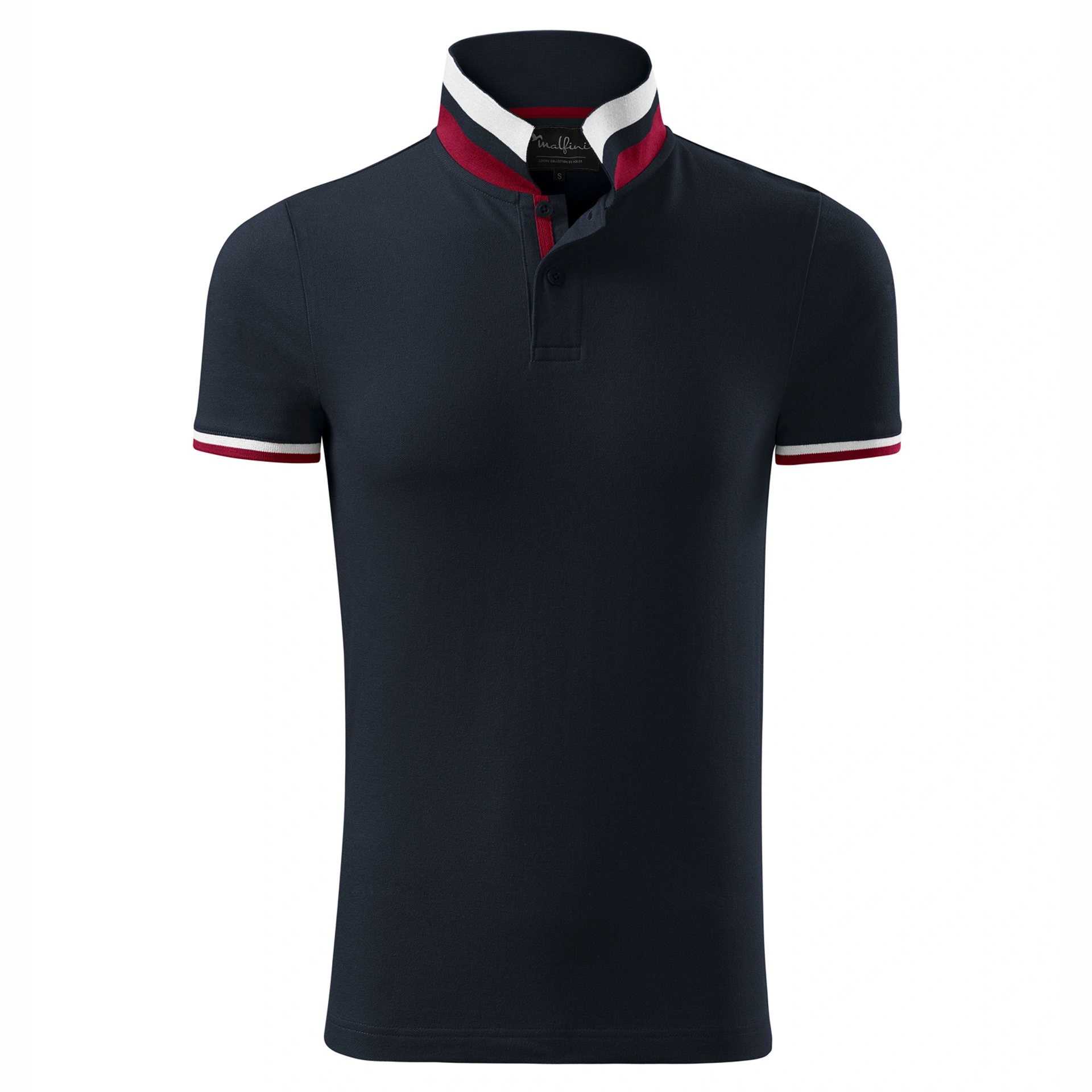 Поло Collar Up 215, TM Malfini - dark navy / 2XL