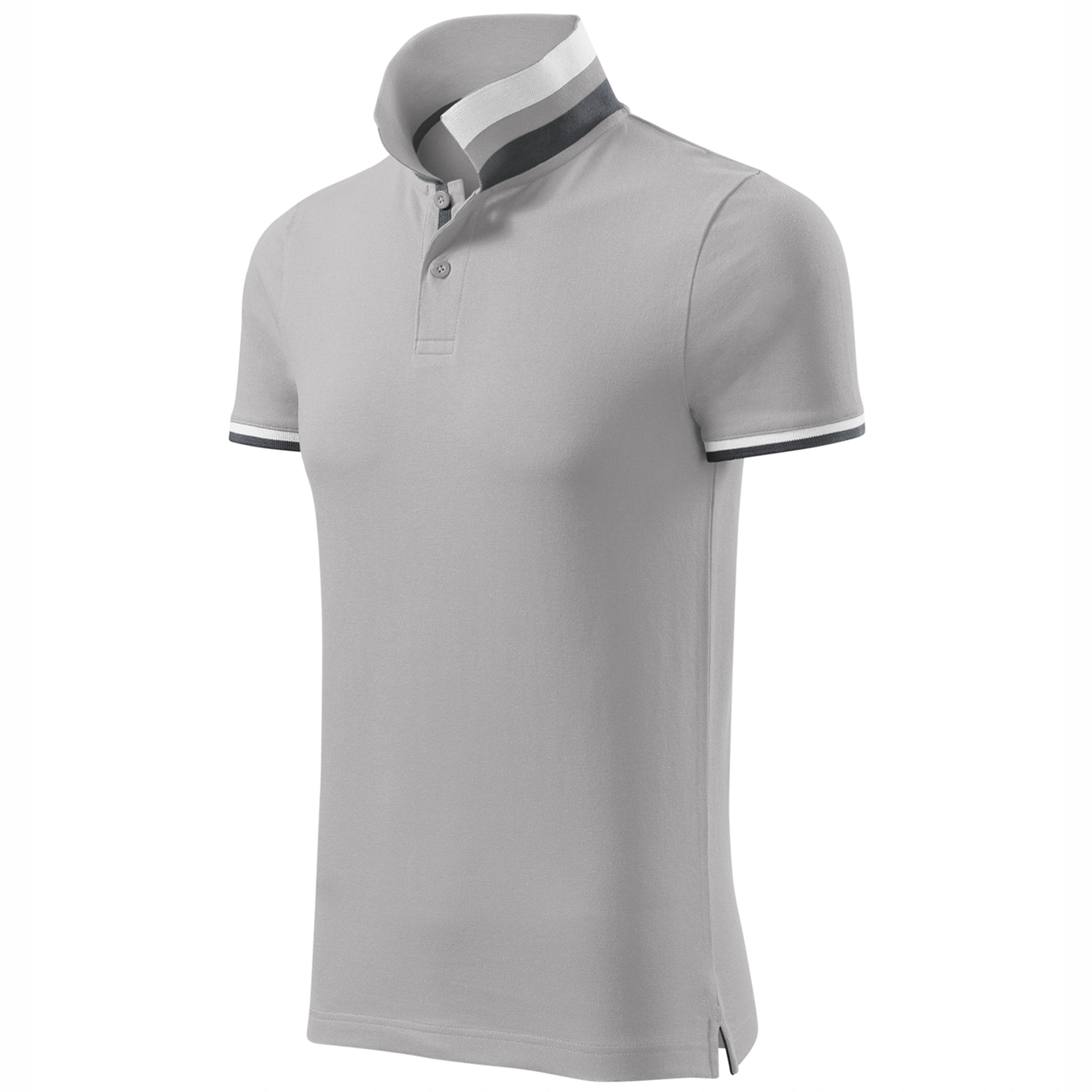 Поло Collar Up 215, TM Malfini - silver grey / 2XL