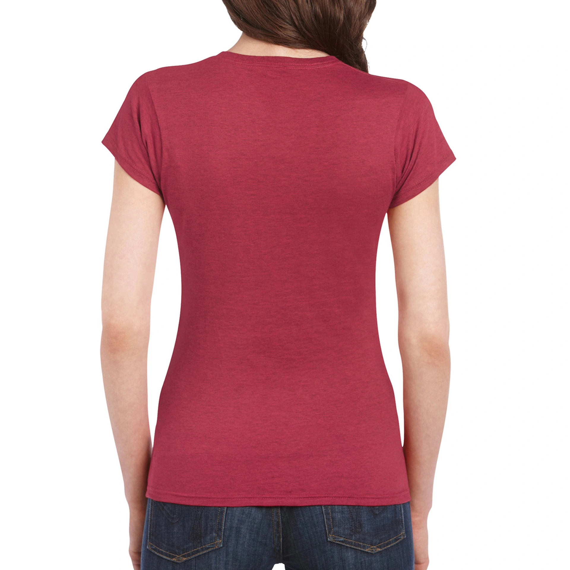 Футболка жіноча SoftStyle 153 - antique cherry red / 2XL