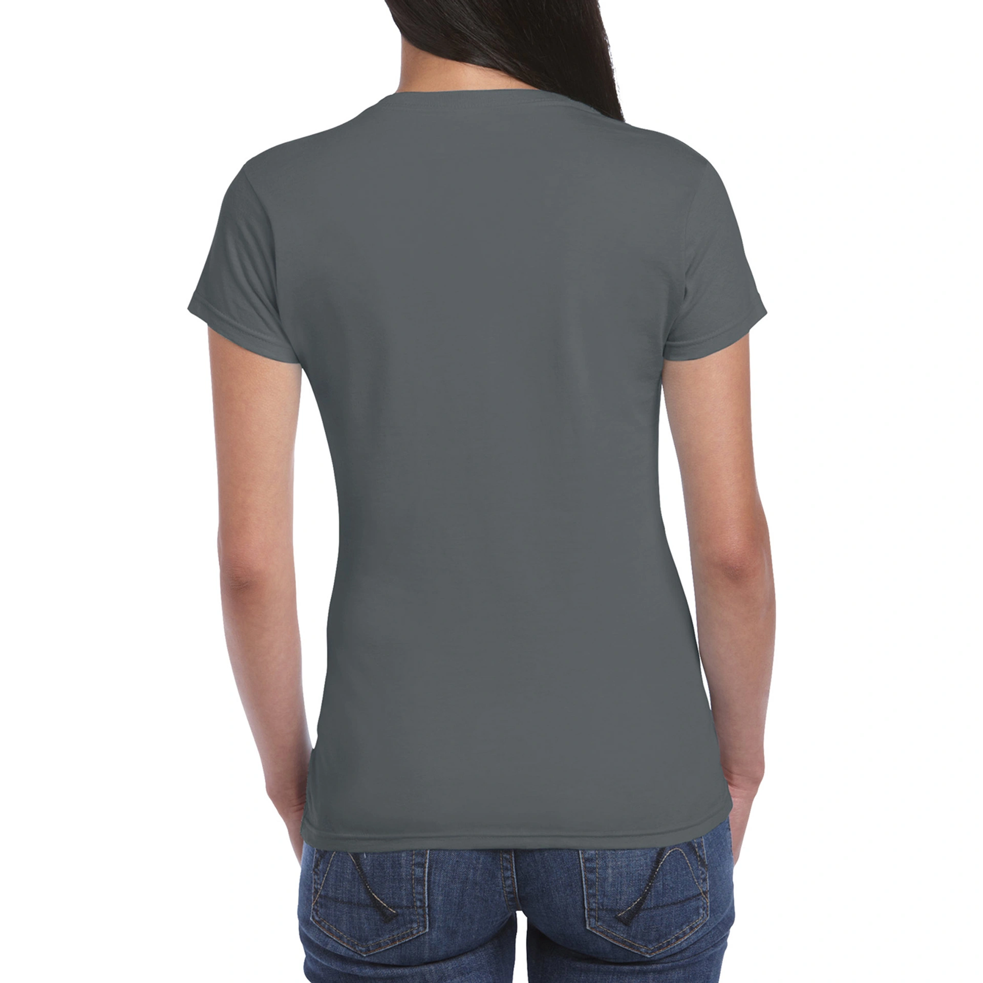 Футболка жіноча SoftStyle 153 - charcoal / 2XL