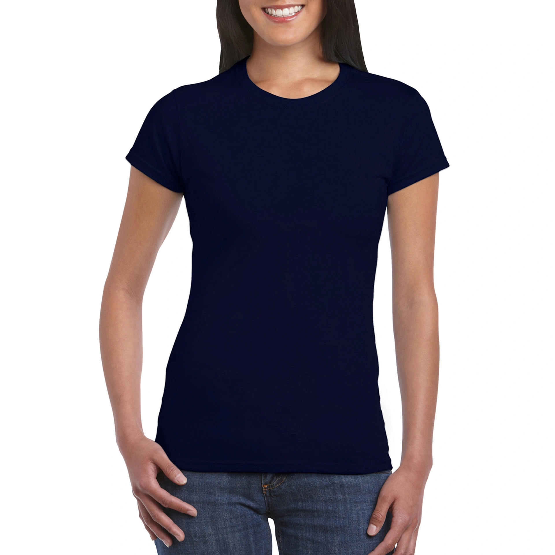Футболка жіноча SoftStyle 153 - navy / 2XL