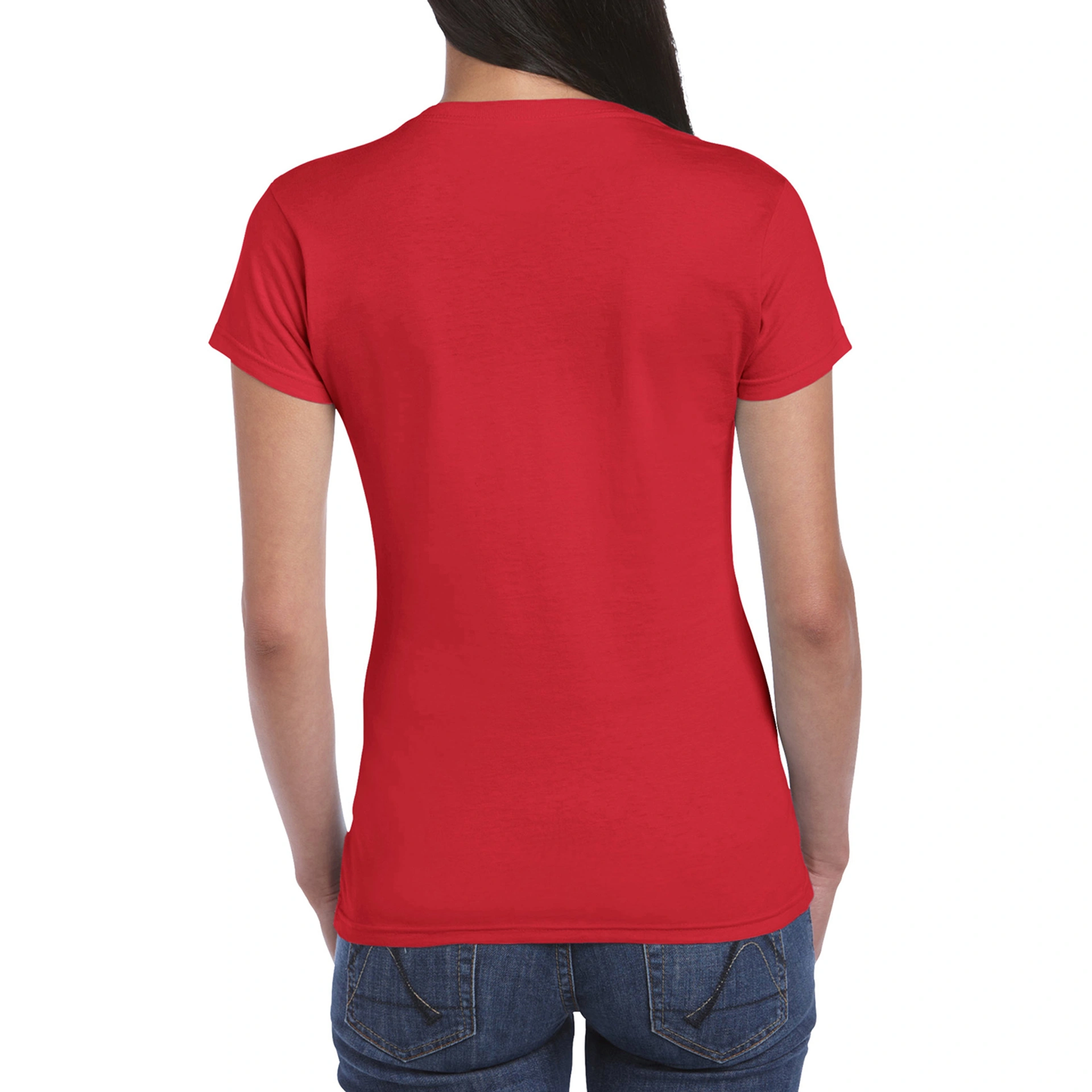 Футболка жіноча SoftStyle 153 - red / 2XL