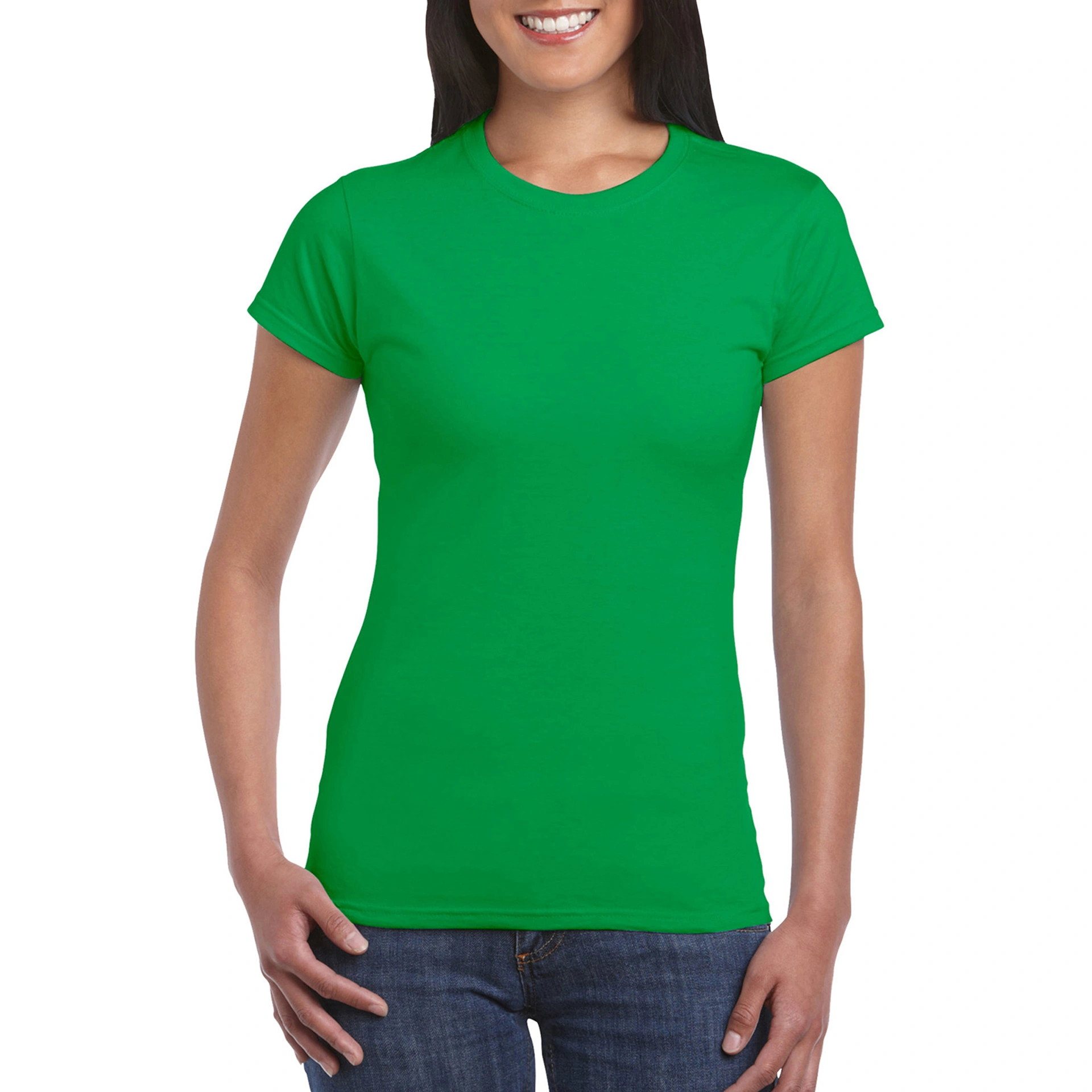 Футболка жіноча SoftStyle 153 - irish green / 2XL