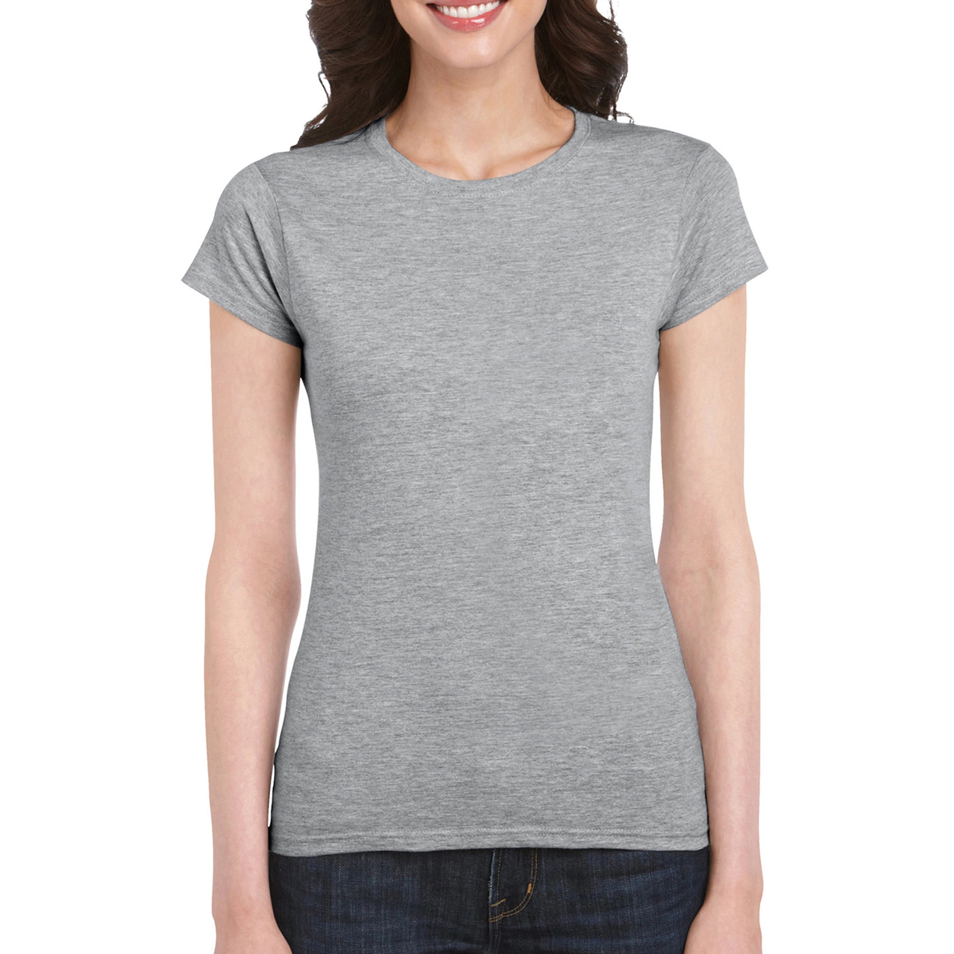 Футболка жіноча SoftStyle 153 - sport grey / 2XL
