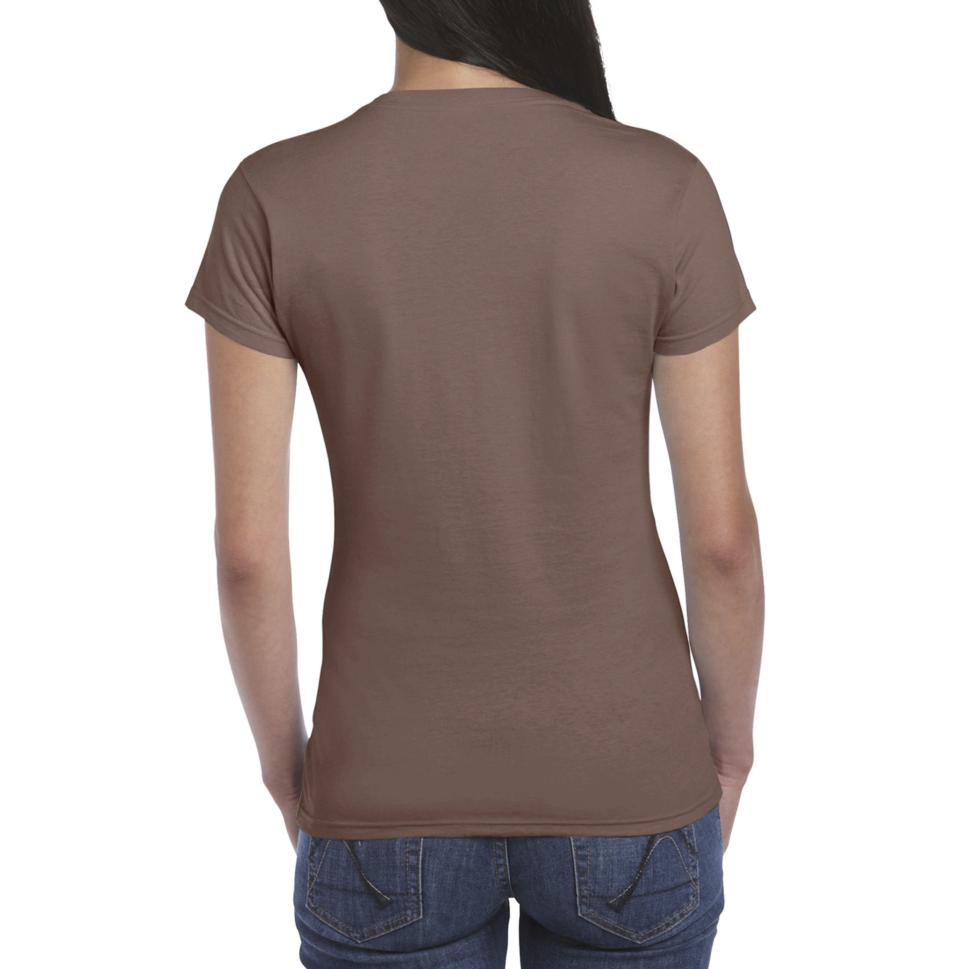 Футболка жіноча SoftStyle 153 - chestnut / 2XL