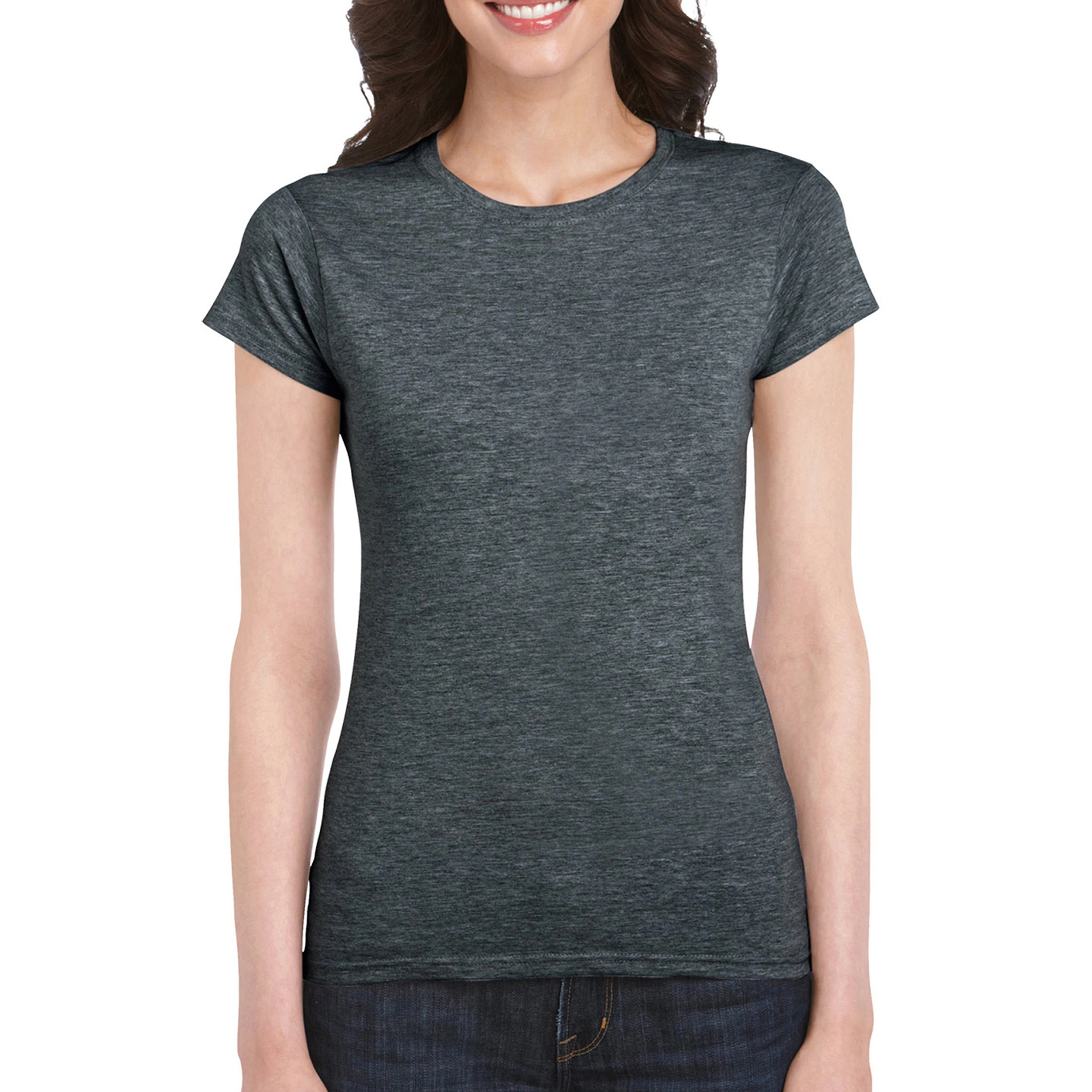 Футболка жіноча SoftStyle 153 - dark heather / 2XL