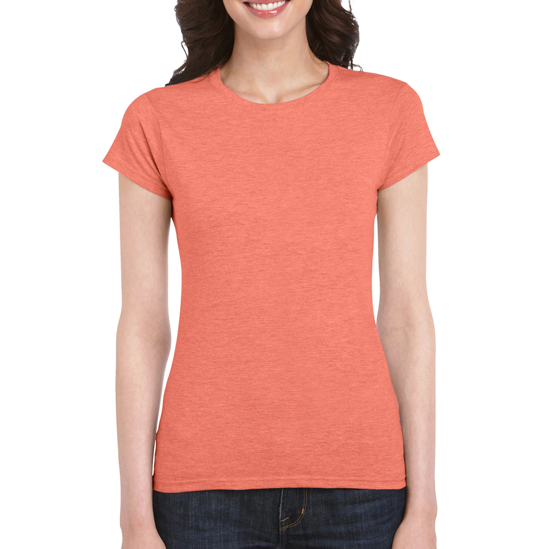 Футболка жіноча SoftStyle 153 - heather orange / 2XL