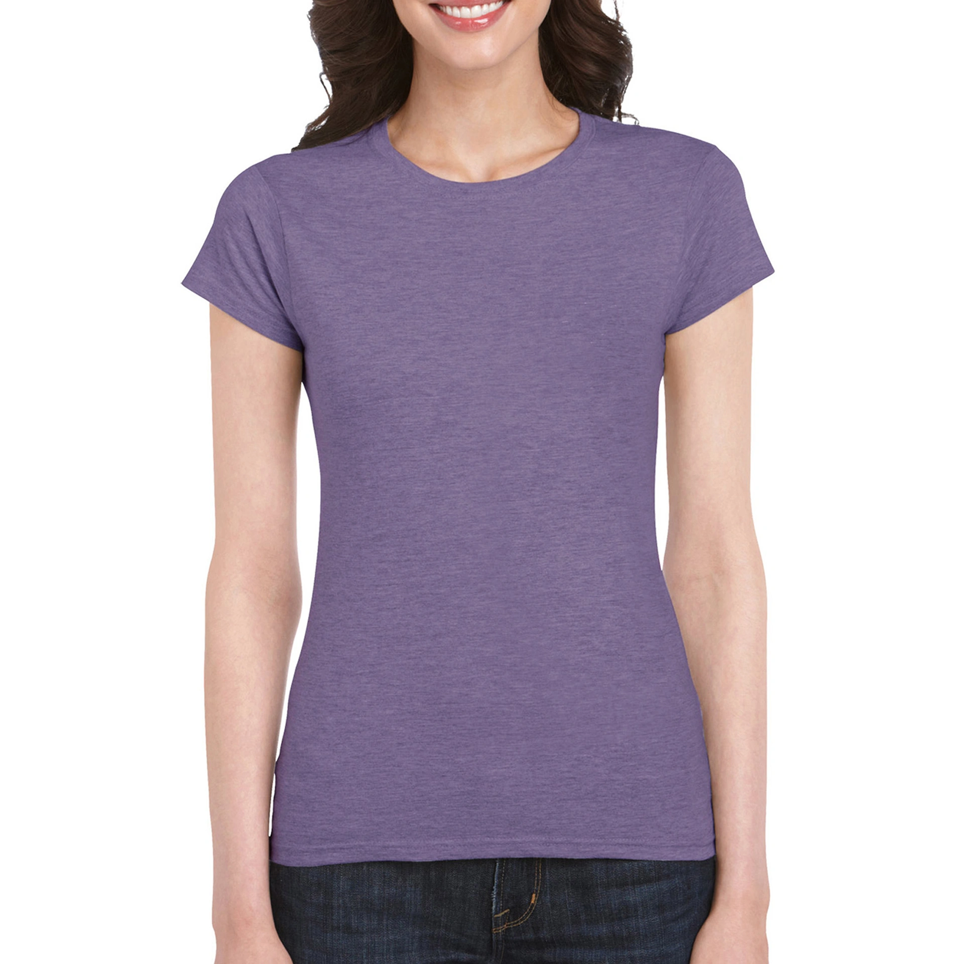 Футболка жіноча SoftStyle 153 - heather purple / 2XL