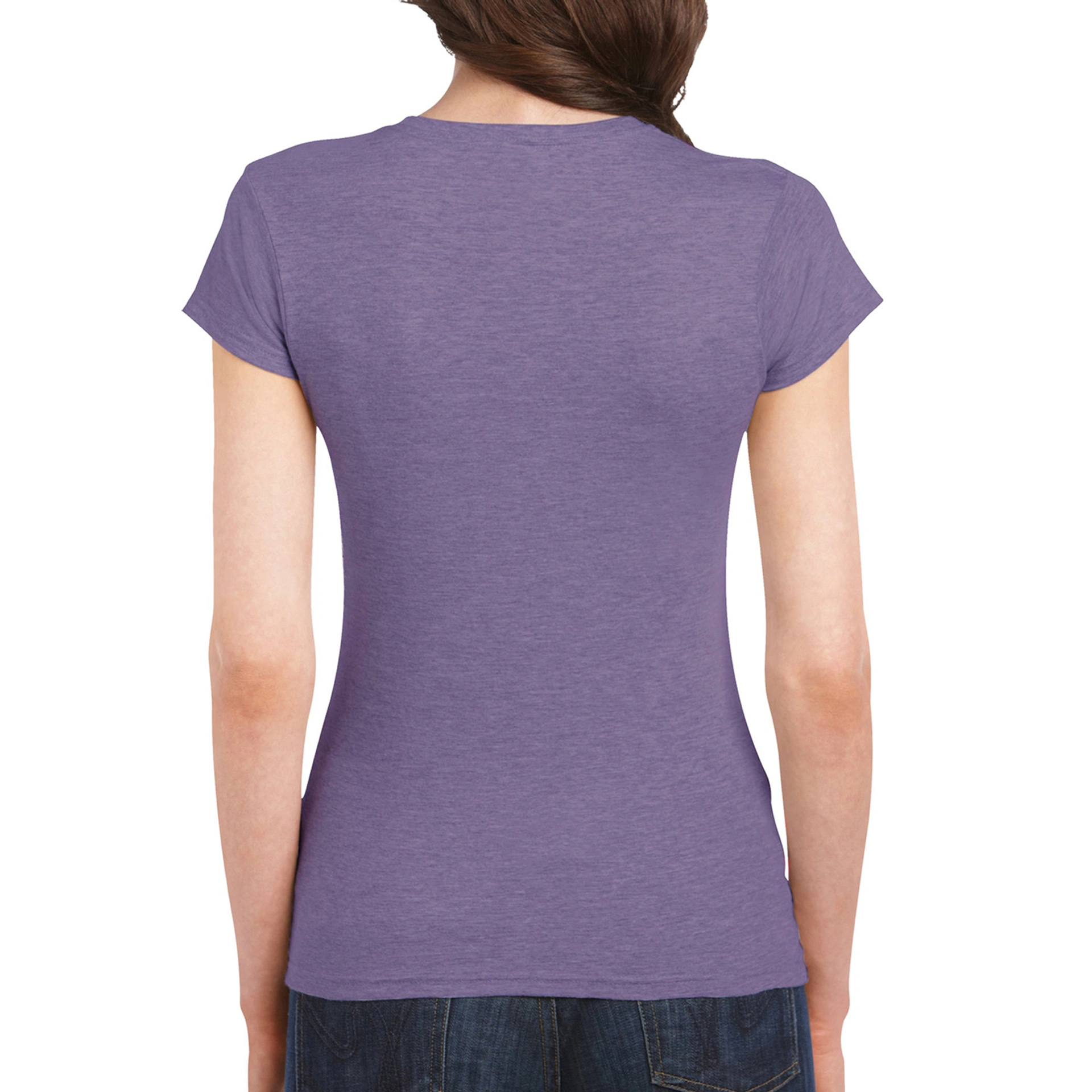 Футболка жіноча SoftStyle 153 - heather purple / 2XL