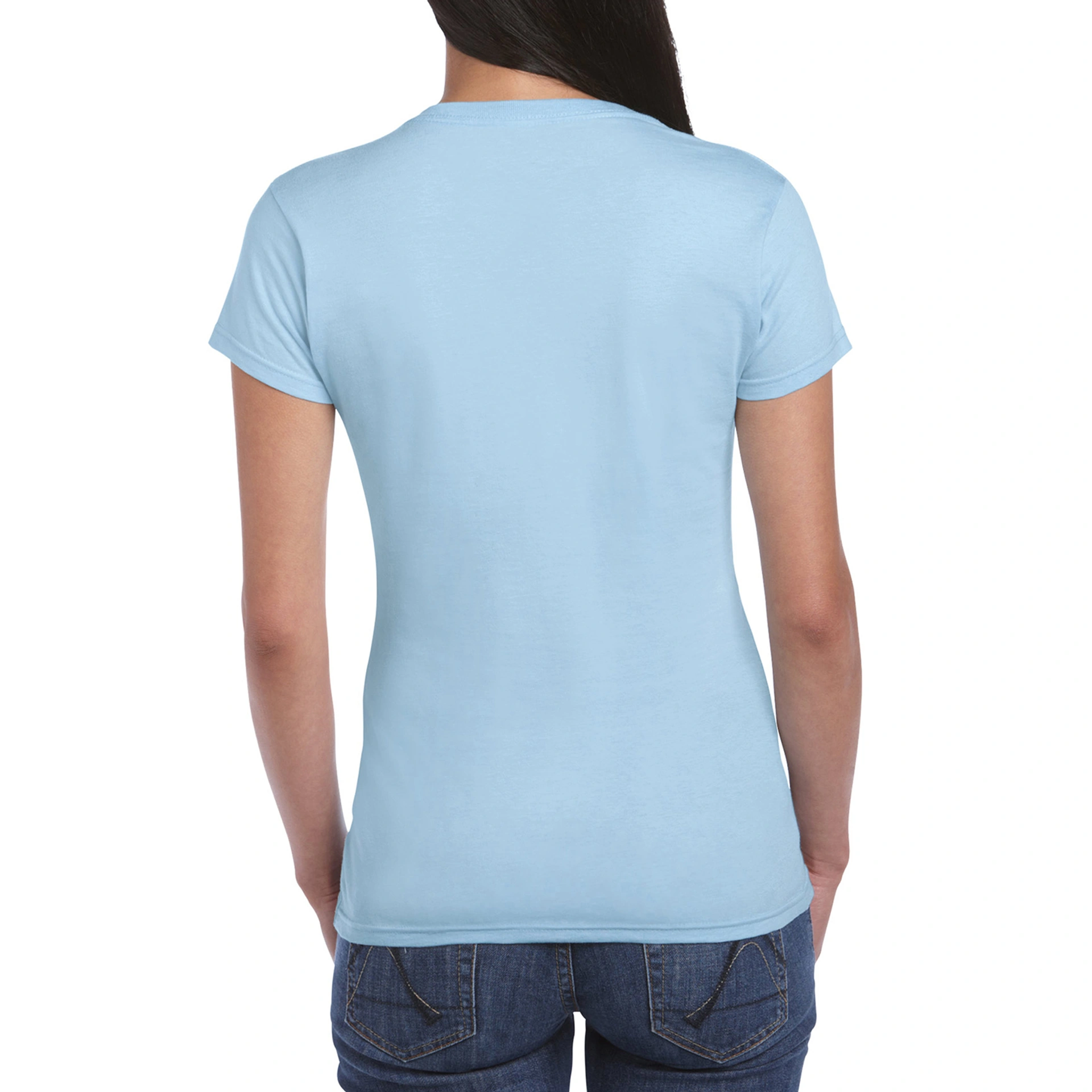 Футболка жіноча SoftStyle 153 - light blue / 2XL