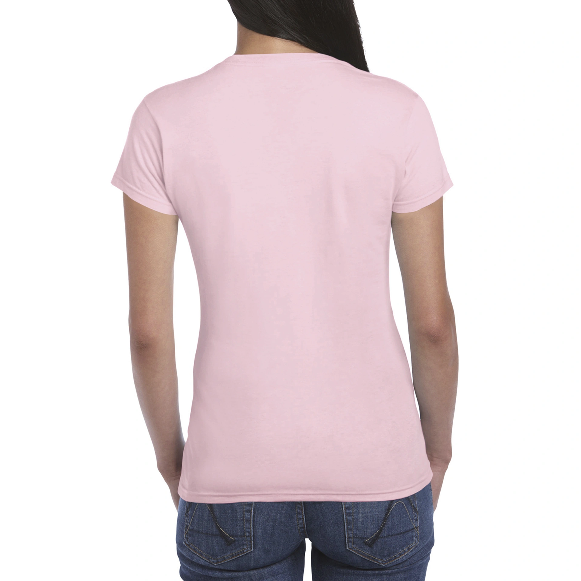 Футболка жіноча SoftStyle 153 - light pink / 2XL