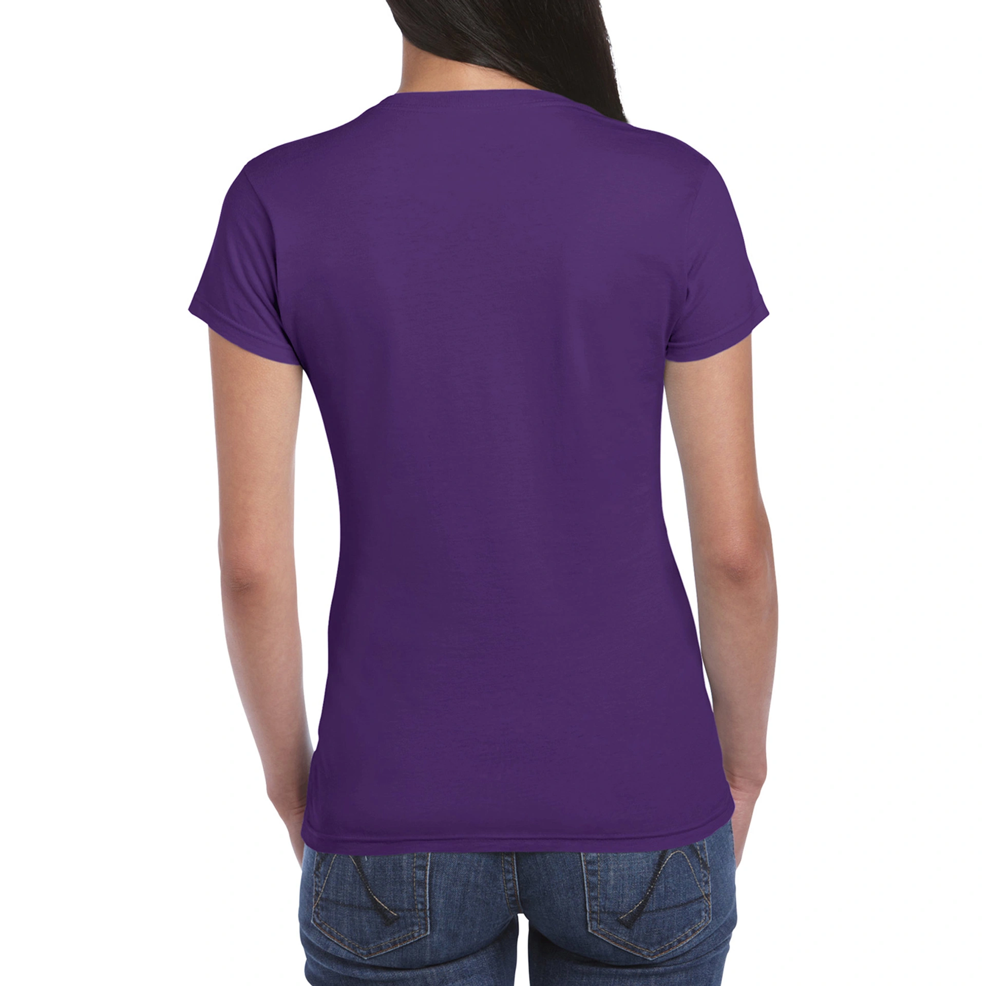 Футболка жіноча SoftStyle 153 - purple / 2XL