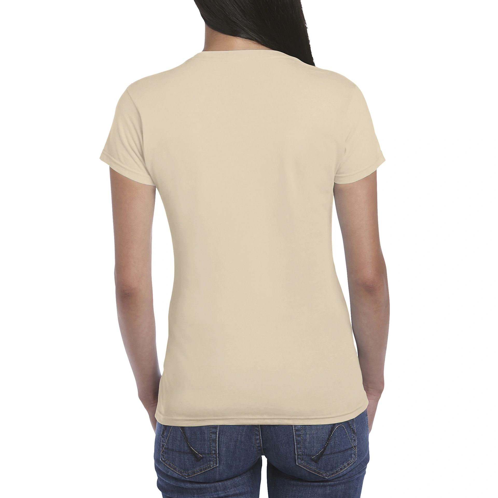 Футболка жіноча SoftStyle 153 - sand / 2XL