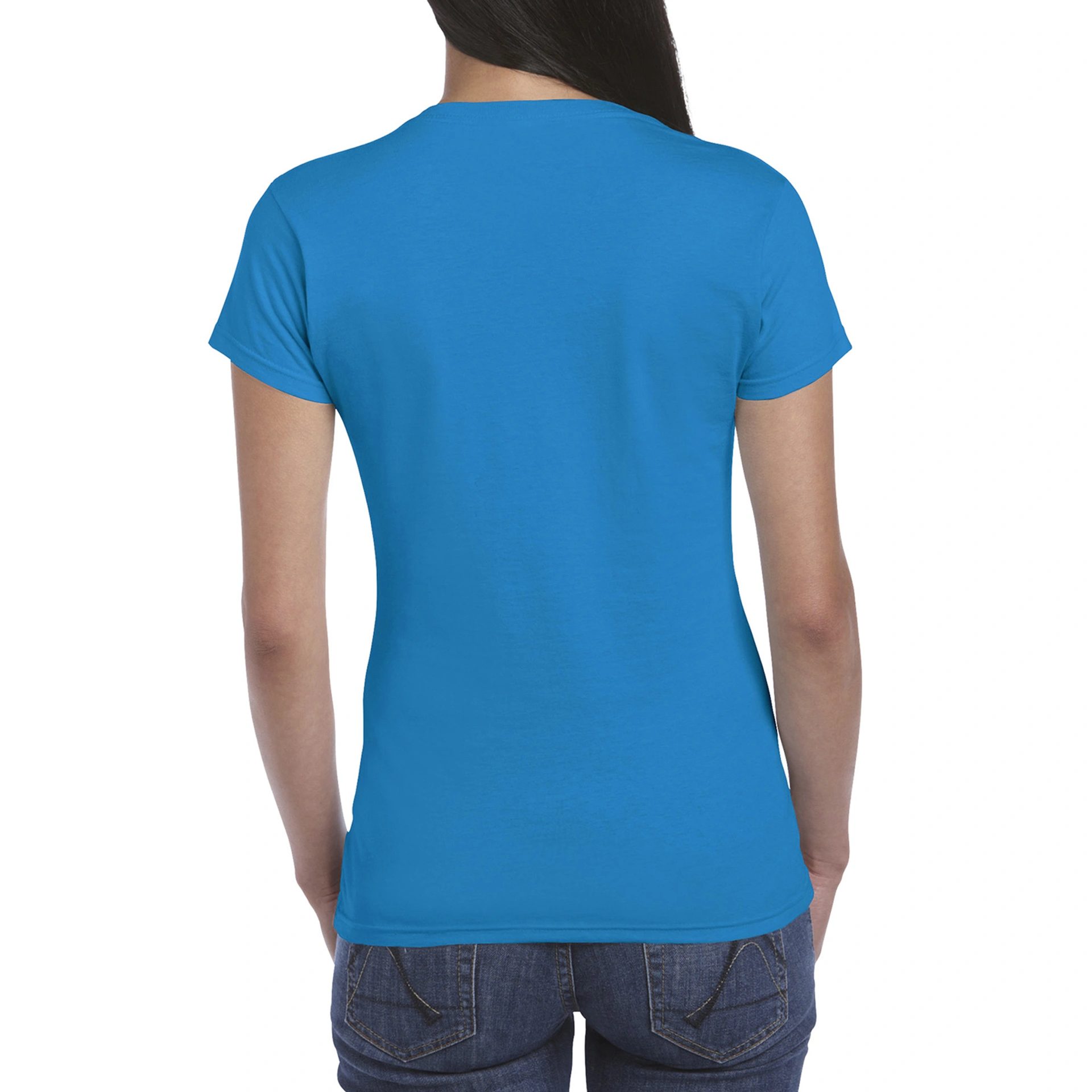 Футболка жіноча SoftStyle 153 - sapphire / 2XL