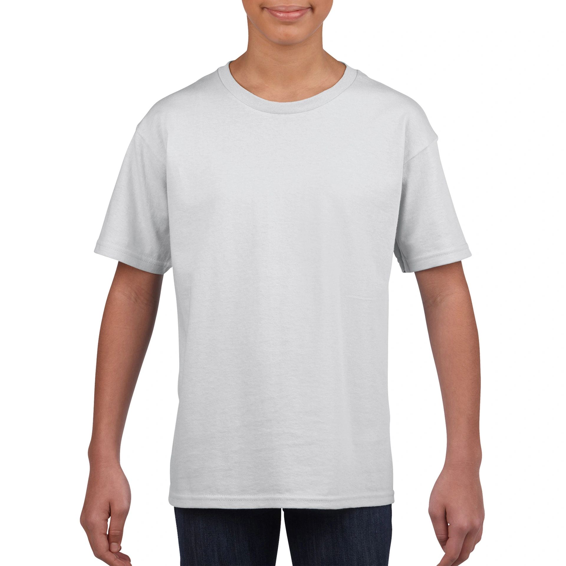 Футболка дитяча SoftStyle JN 153 - white / L