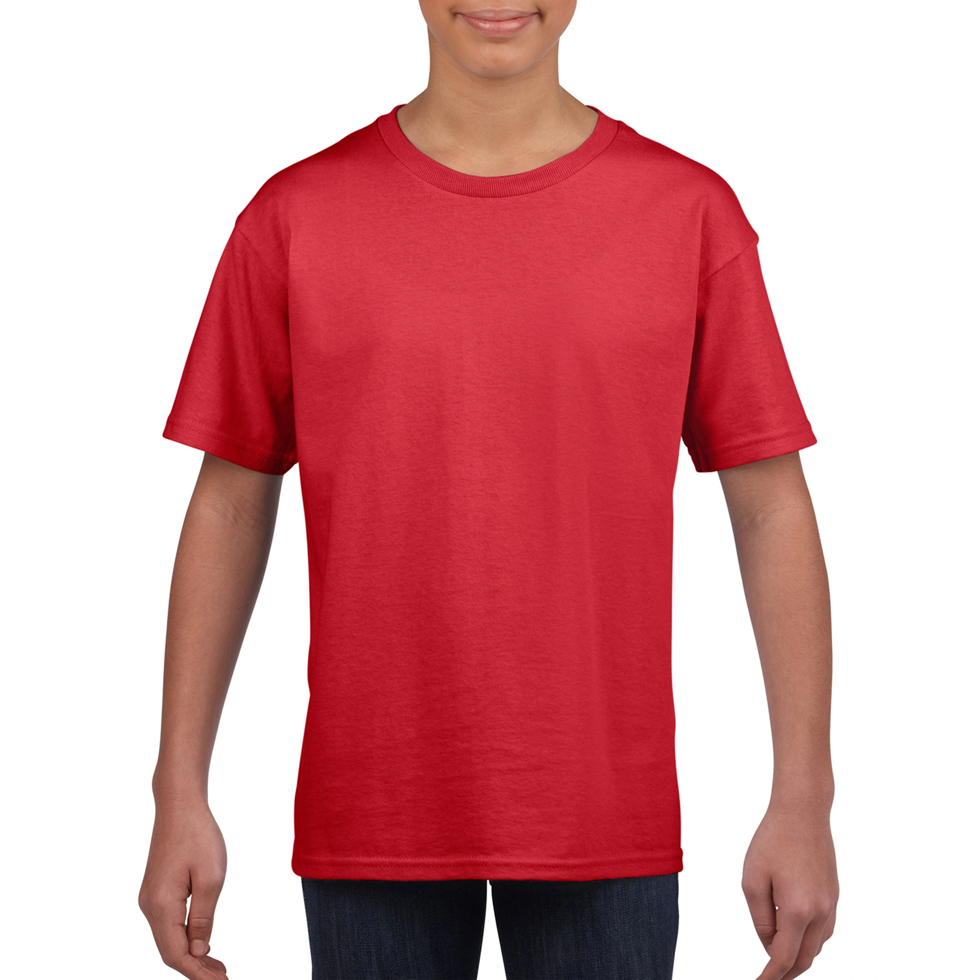 Футболка дитяча SoftStyle JN 153 - red / L