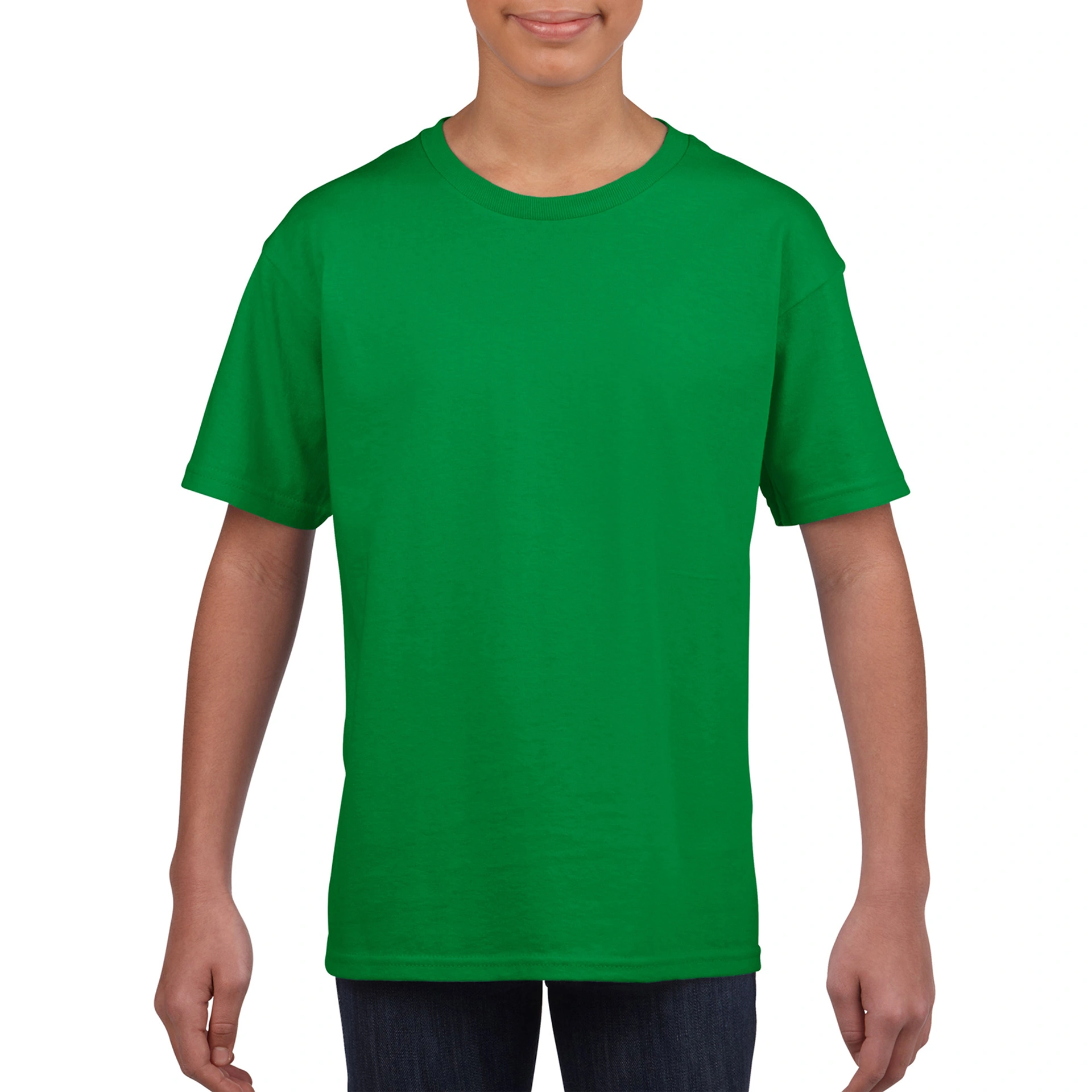 Футболка дитяча SoftStyle JN 153 - irish green / L