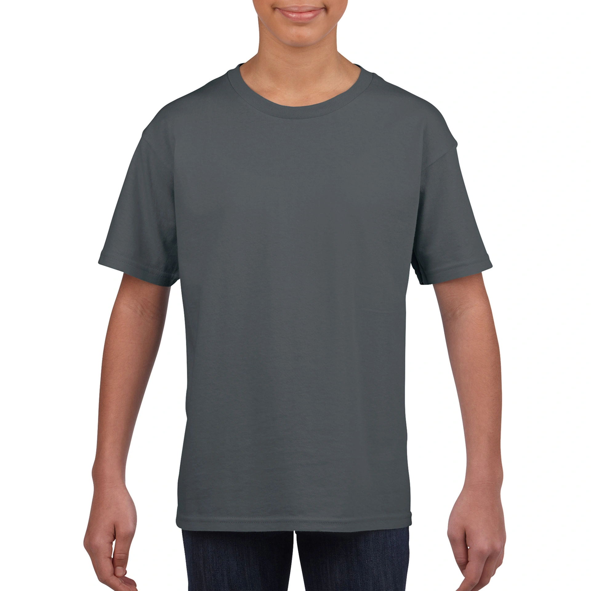 Футболка дитяча SoftStyle JN 153 - charcoal / L