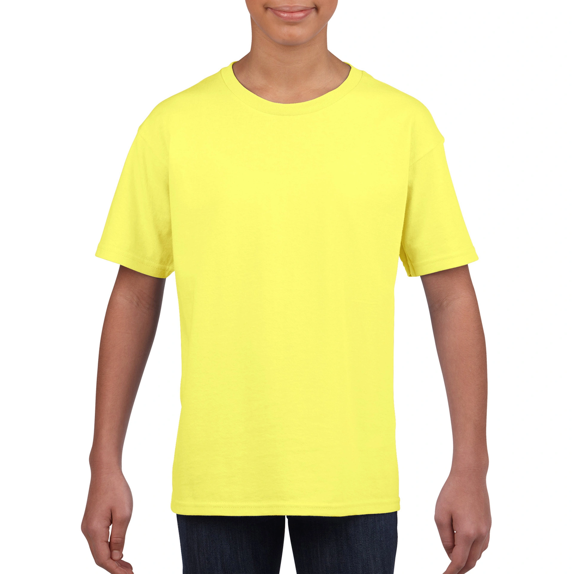Футболка дитяча SoftStyle JN 153 - cornsilk / L