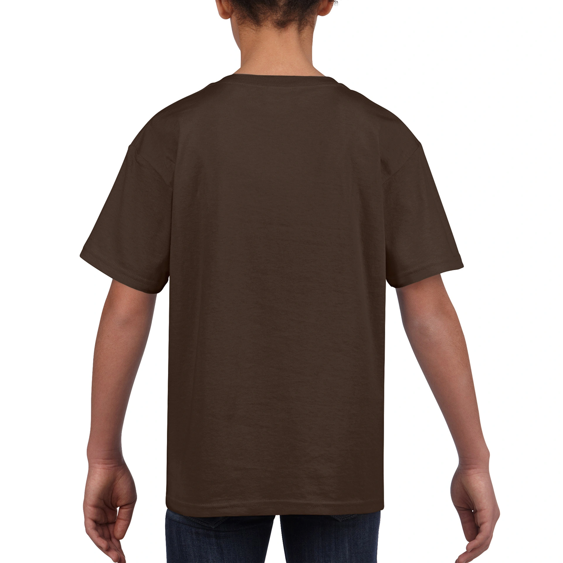 Футболка дитяча SoftStyle JN 153 - dark chocolate / L