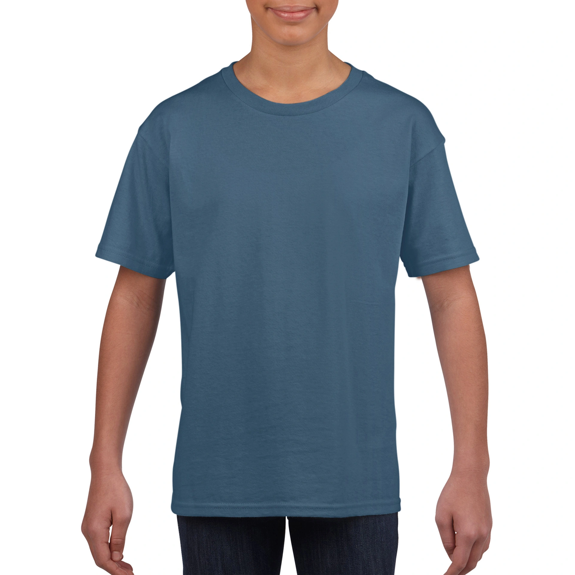 Футболка дитяча SoftStyle JN 153 - indigo blue / L