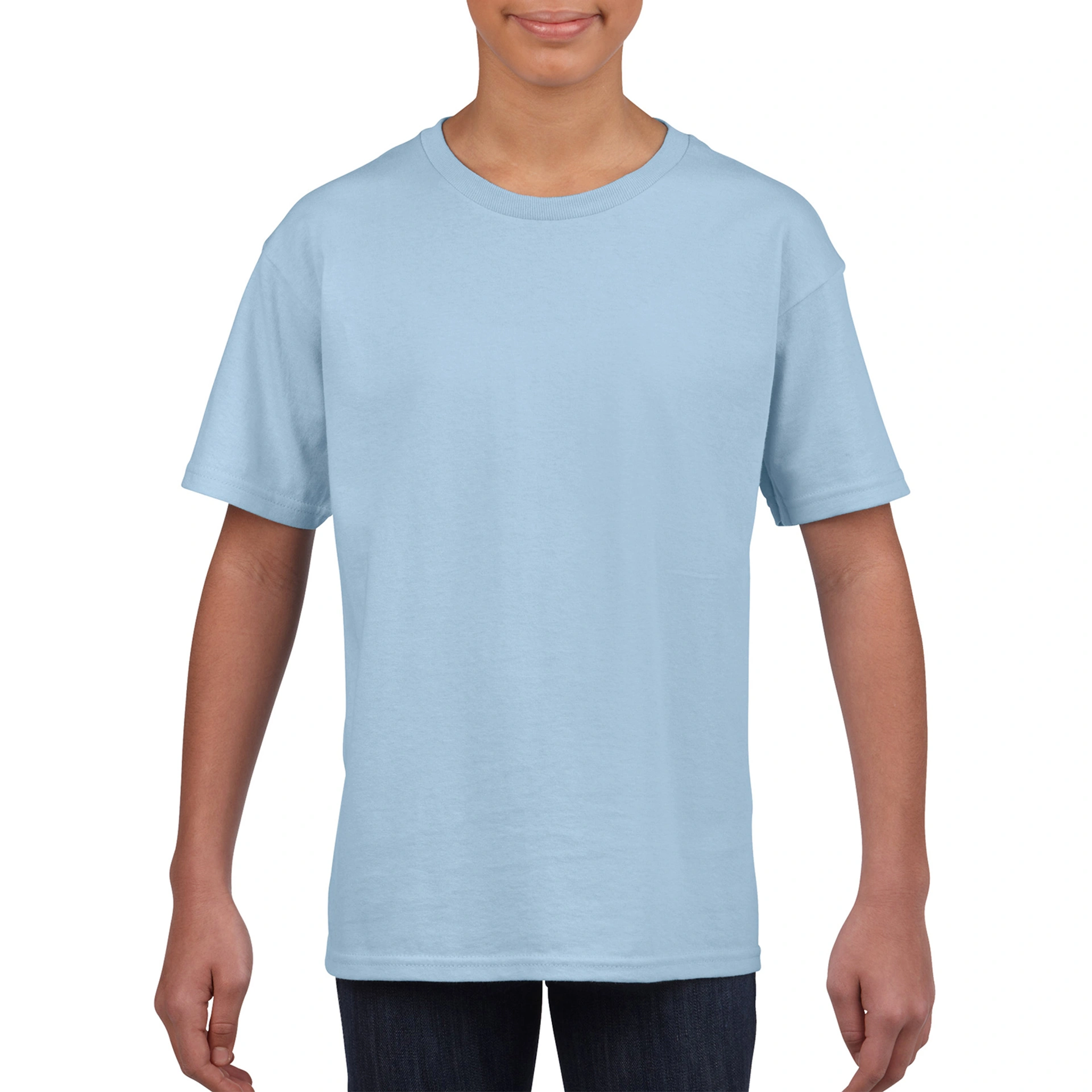 Футболка дитяча SoftStyle JN 153 - light blue / L