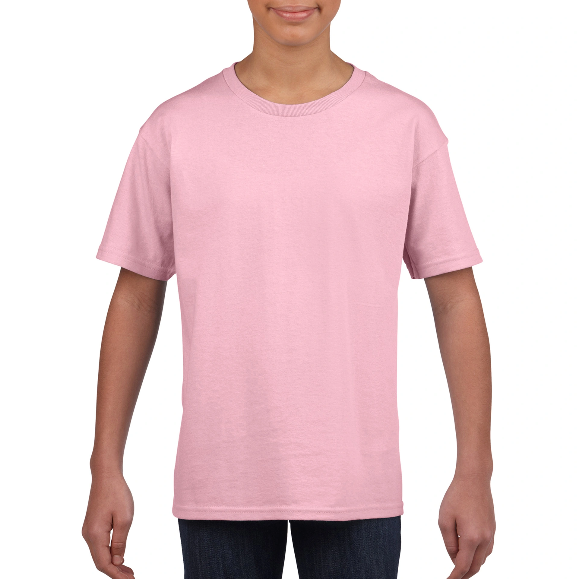 Футболка дитяча SoftStyle JN 153 - light pink / L
