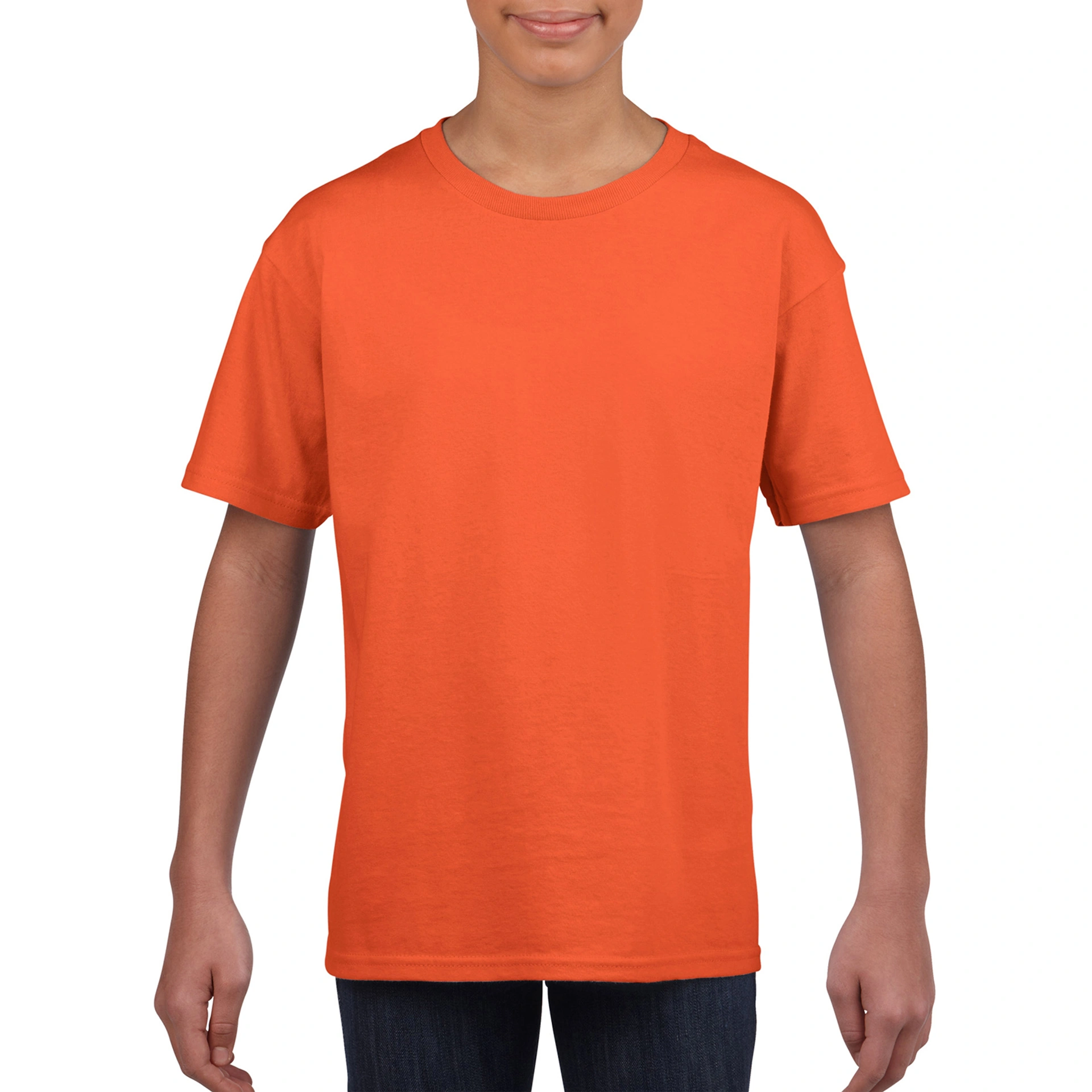 Футболка дитяча SoftStyle JN 153 - orange / L