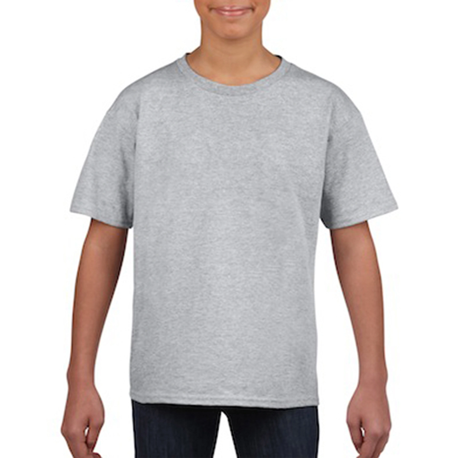 Футболка дитяча SoftStyle JN 153 - sport grey / L