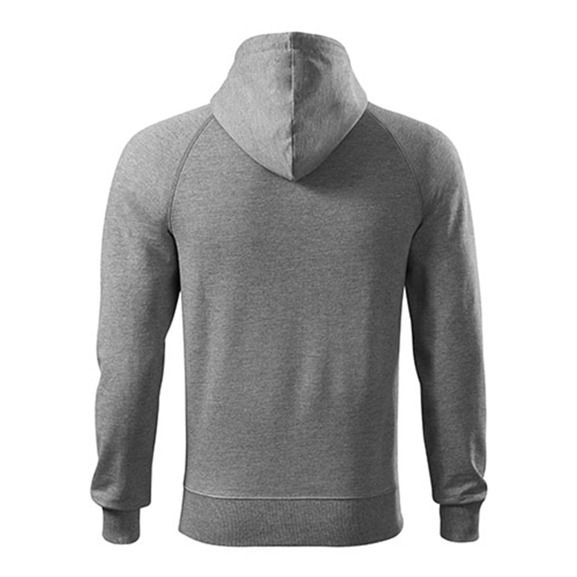 Реглан на блискавці Voyage 320, TM Malfini - dark grey melange / 2XL