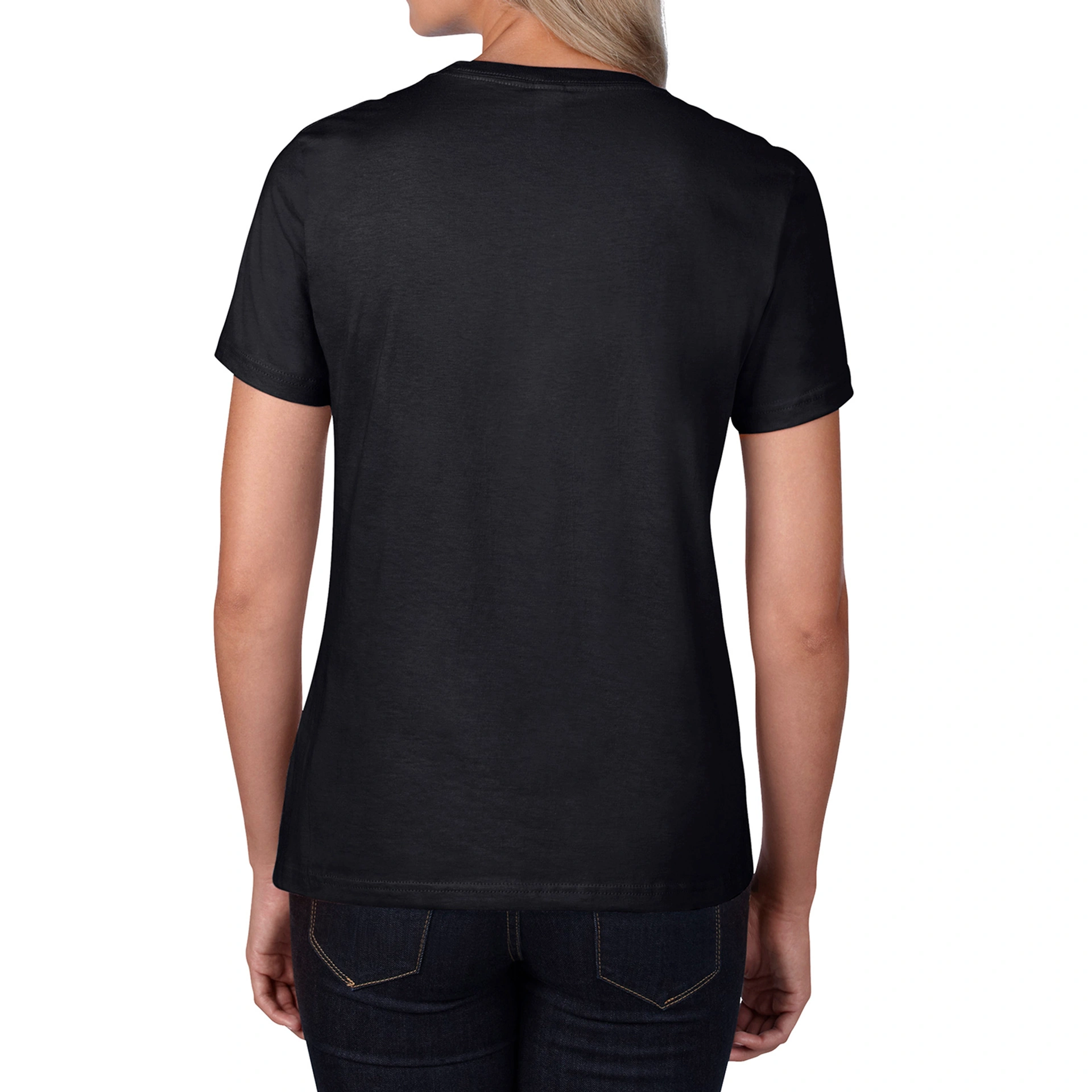 Футболка жіноча Premium Cotton 185 - black / 2XL