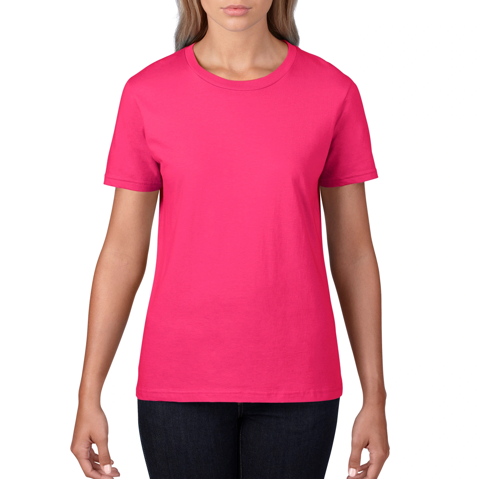 Футболка жіноча Premium Cotton 185 - heliconia / 2XL