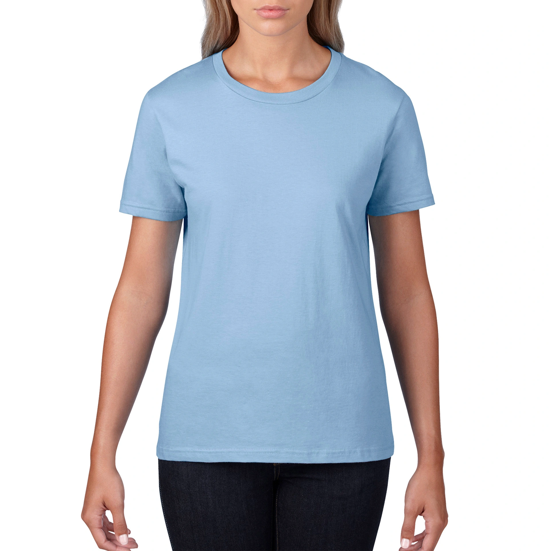Футболка жіноча Premium Cotton 185 - light blue / 2XL