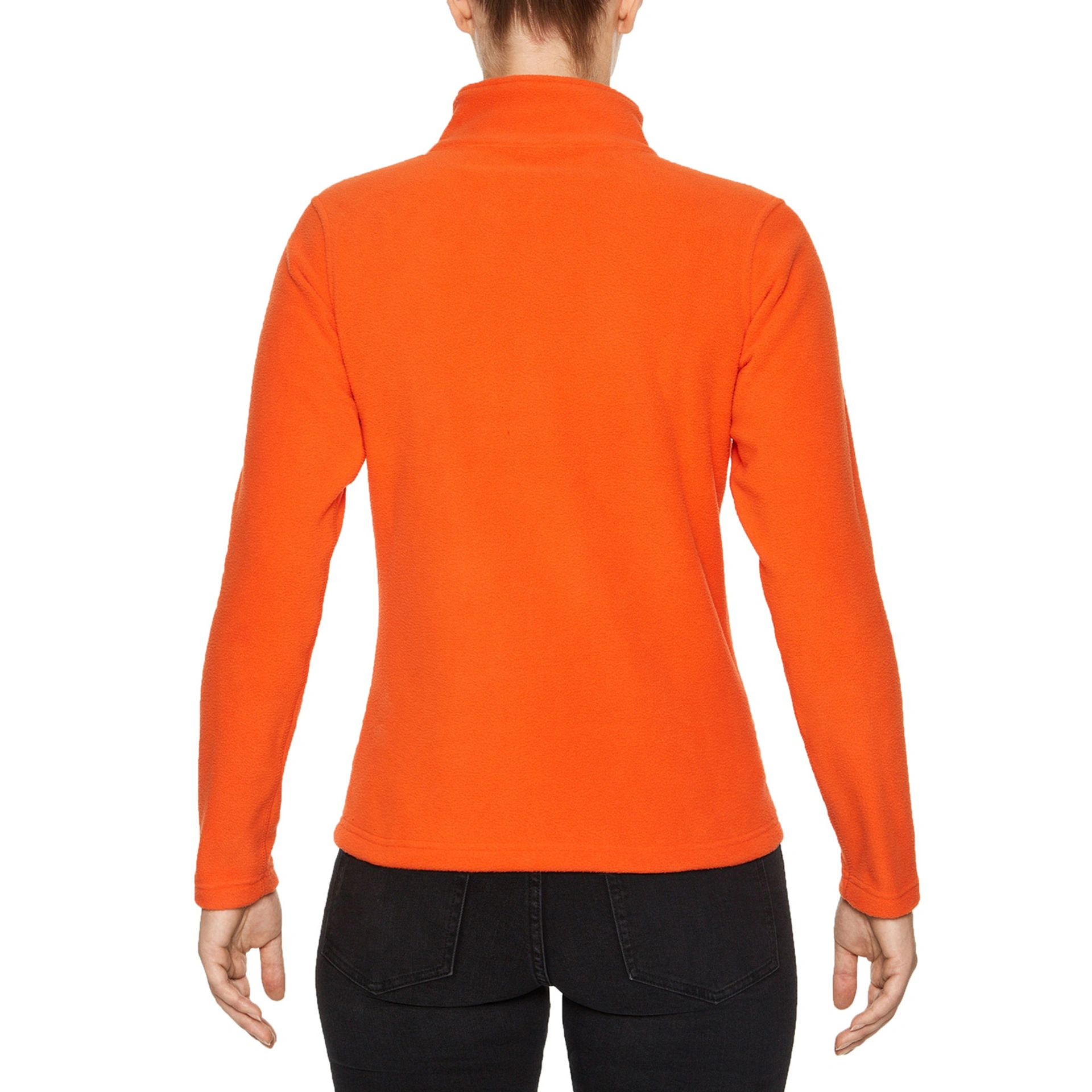 Реглан з мікрофлісу на блискавці жіночий Hammer 280, TM Gildan - orange / 2XL