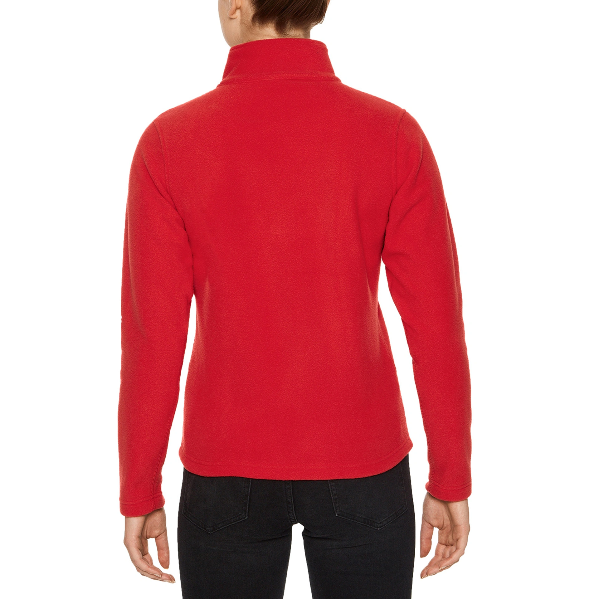 Реглан з мікрофлісу на блискавці жіночий Hammer 280, TM Gildan - red / 2XL