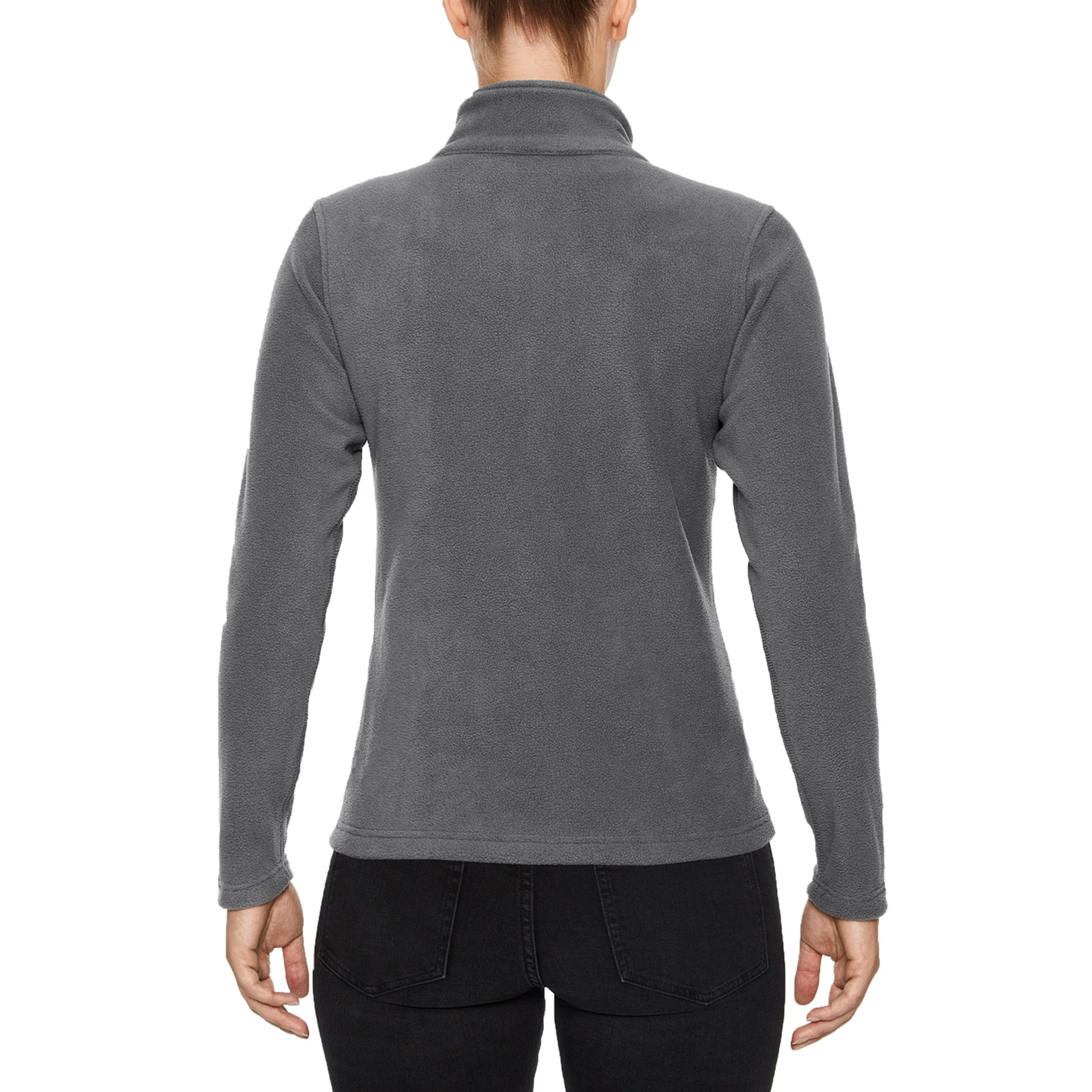 Реглан з мікрофлісу на блискавці жіночий Hammer 280, TM Gildan - charcoal / 2XL