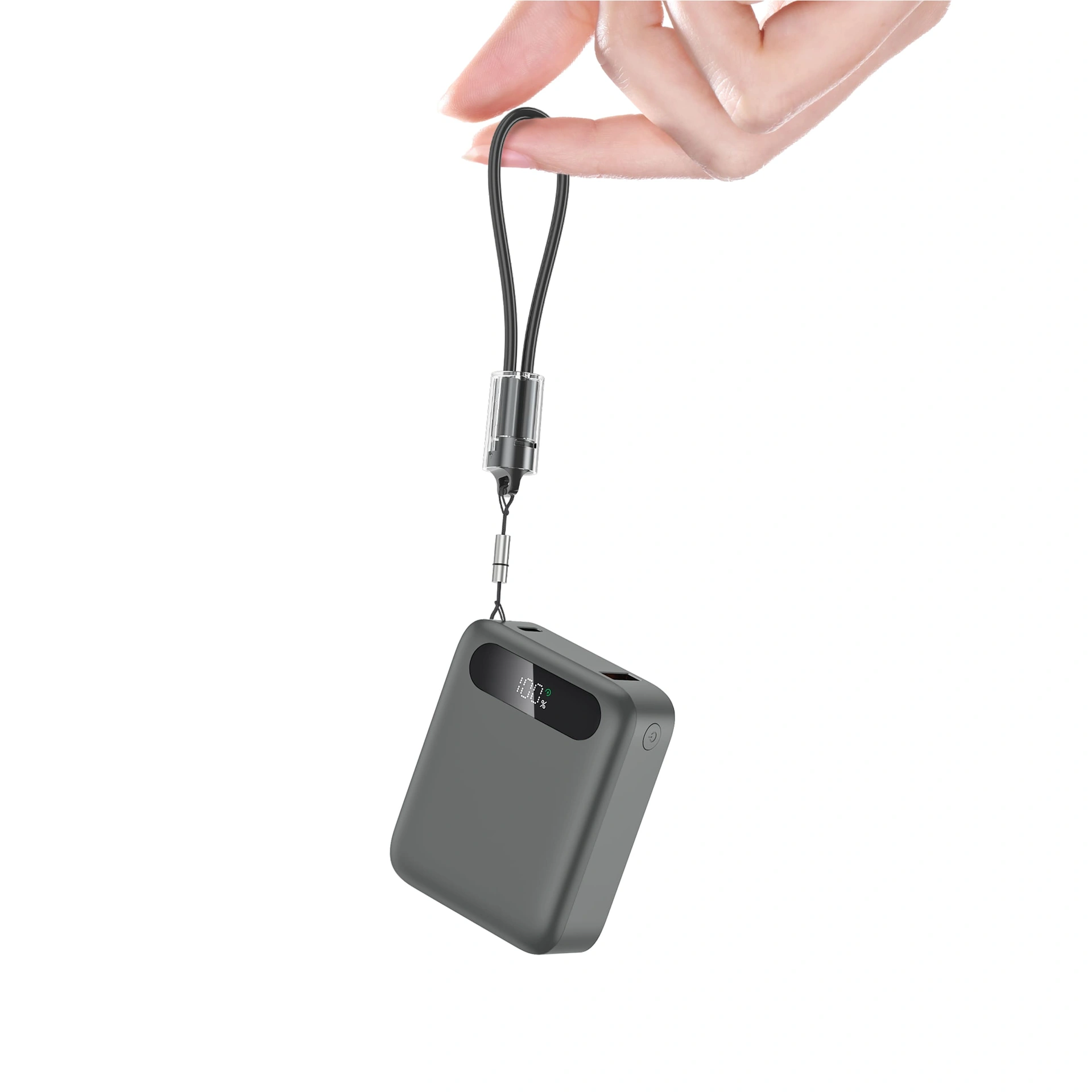 Повербанк Tipo 10000 mAh 22,5W, ТМ TEG - Сірий