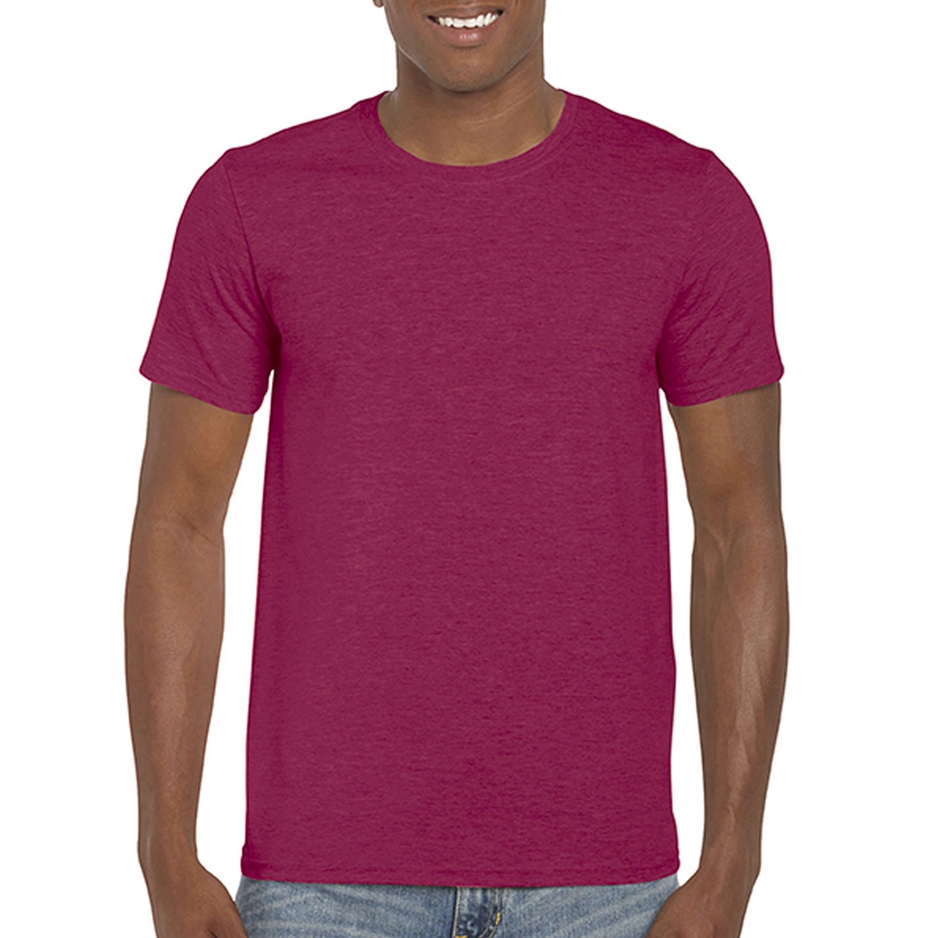 Футболка SoftStyle 153 - heather cardinal / 2XL