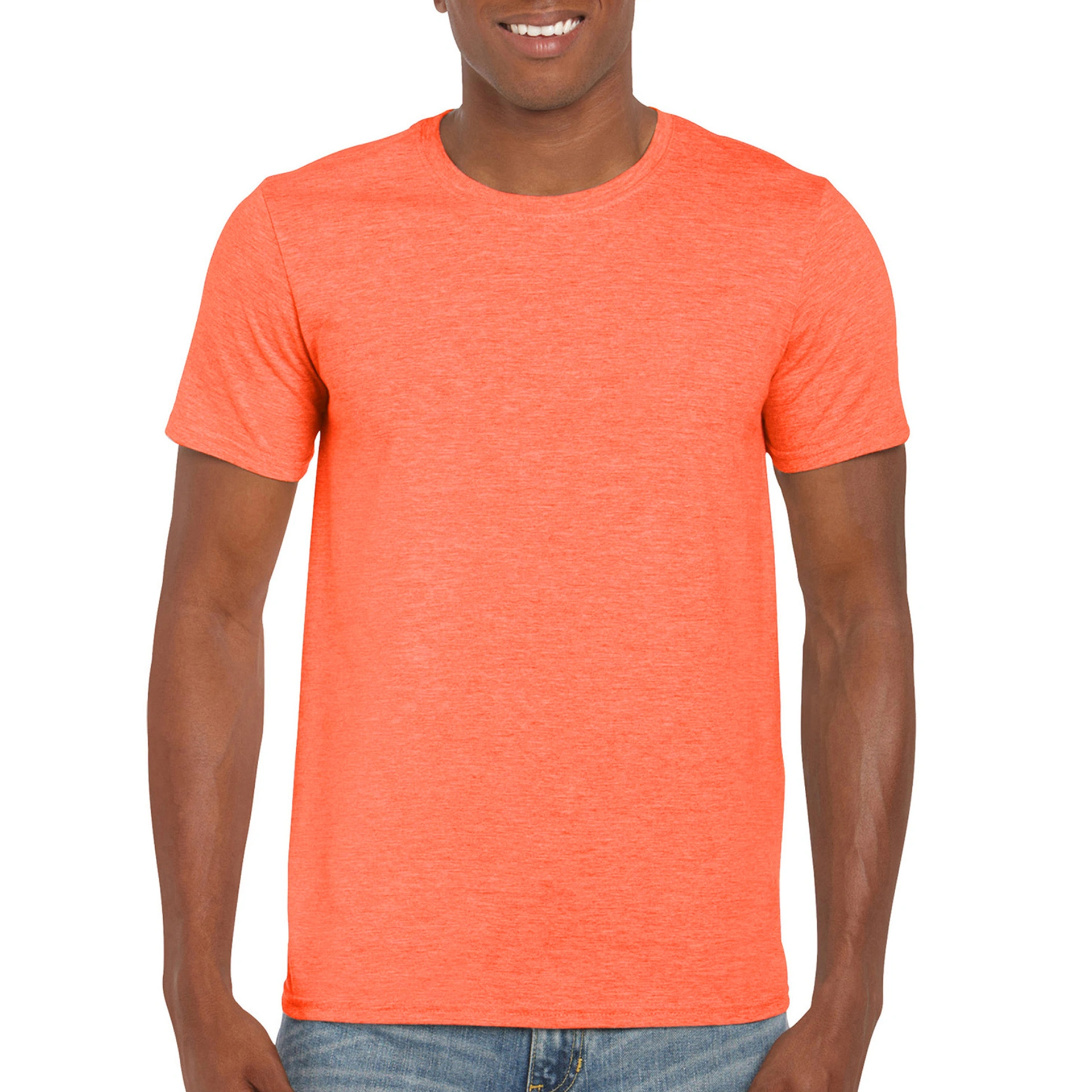 Футболка SoftStyle 153 - heather orange / 2XL