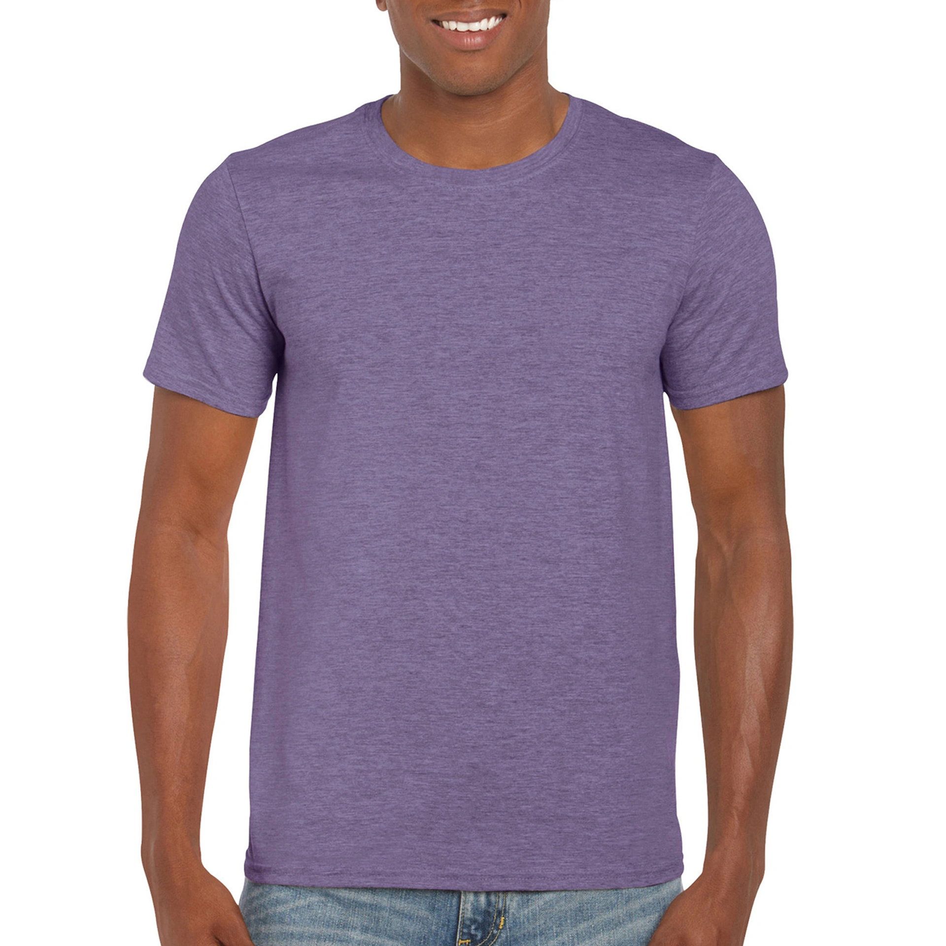 Футболка SoftStyle 153 - heather purple / 2XL