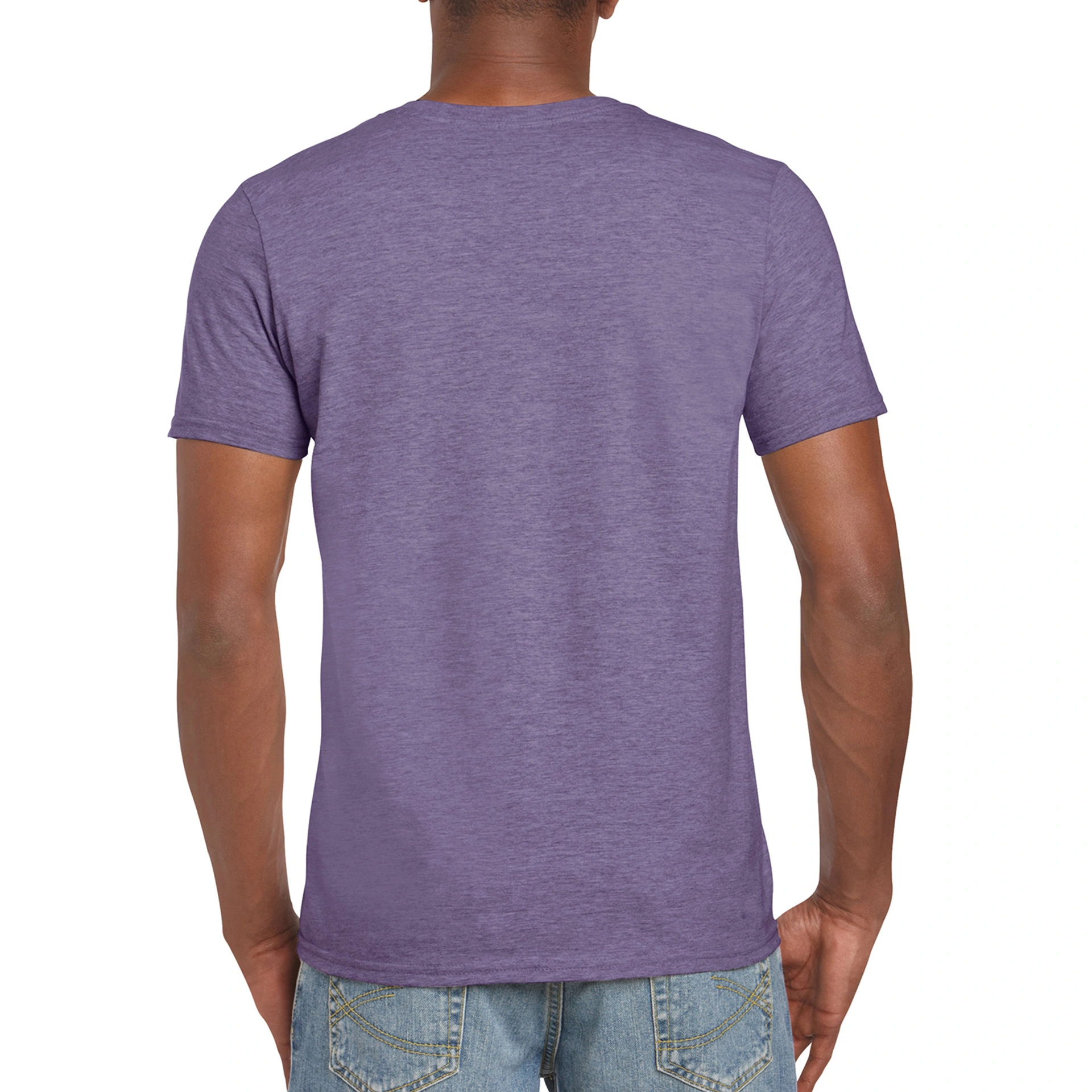 Футболка SoftStyle 153 - heather purple / 2XL